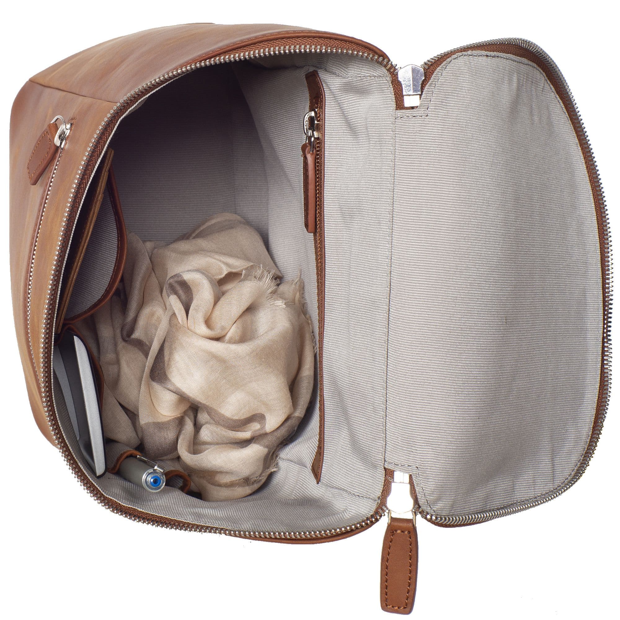 Damenrucksack Lederrucksack 13 Zoll Leder cognac - Corf Offermann