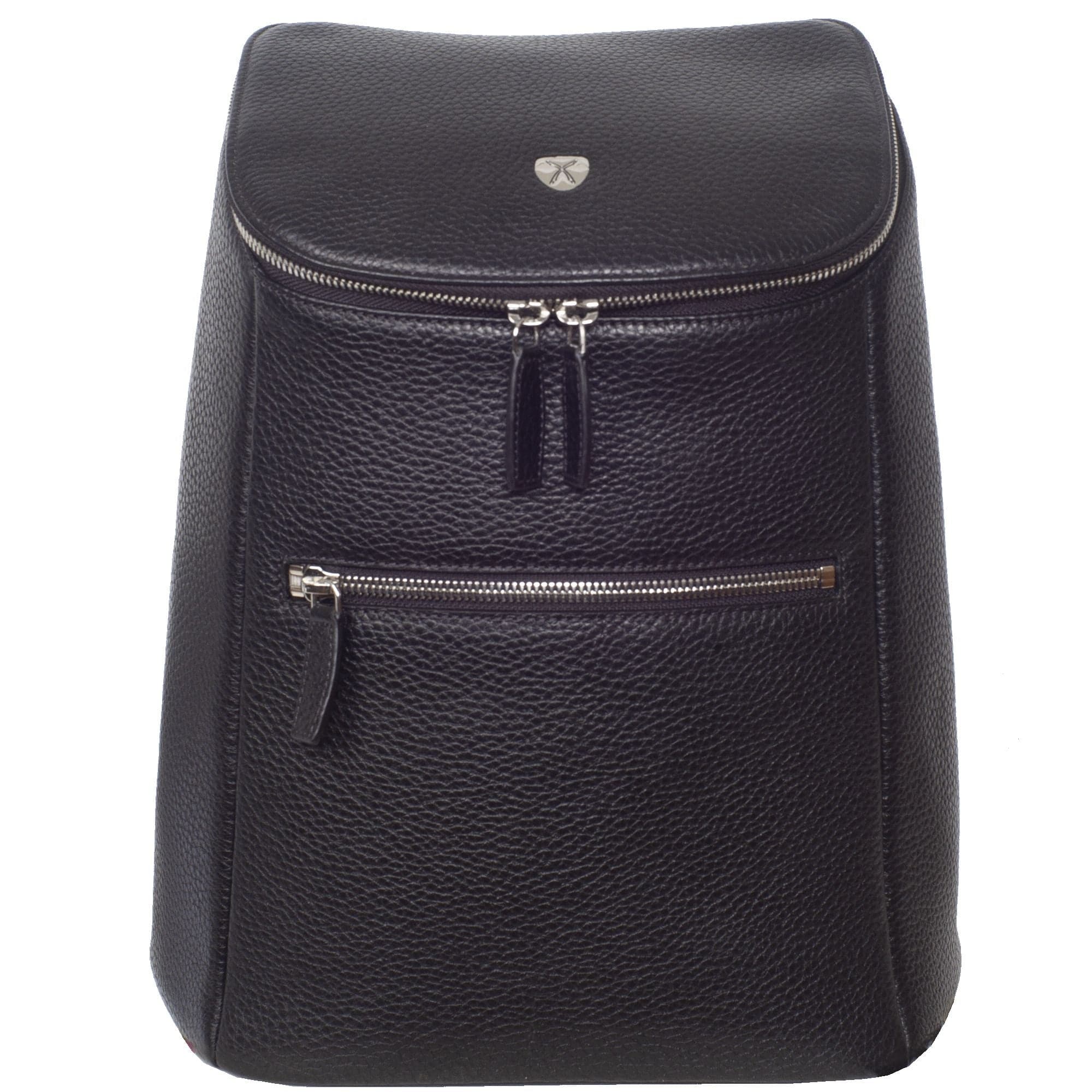 Damenrucksack Lederrucksack 13 Zoll Leder schwarz - Corf Offermann