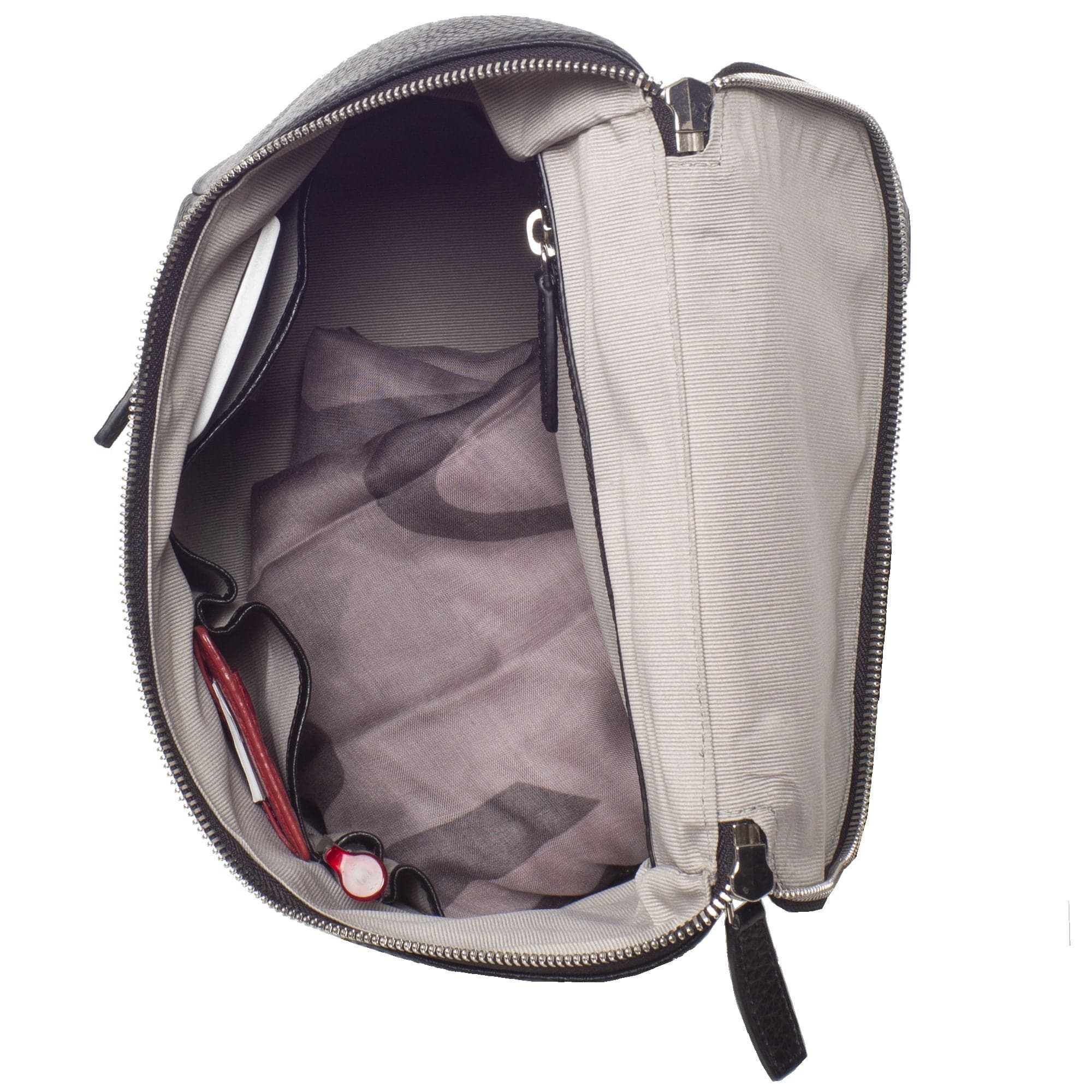 Damenrucksack Lederrucksack 13 Zoll Leder schwarz - Corf Offermann