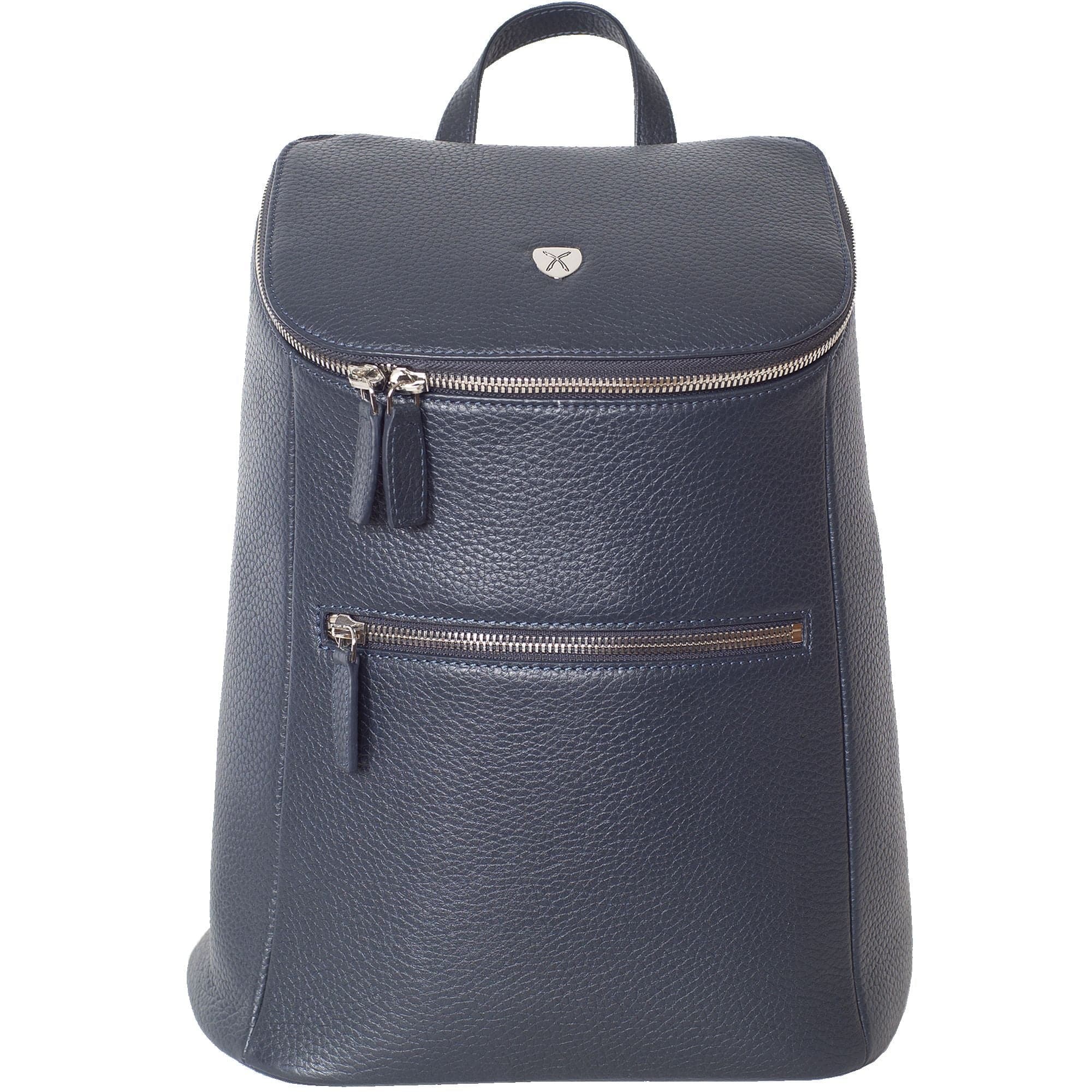 Damenrucksack Lederrucksack 13 Zoll Leder blau - Corf Offermann