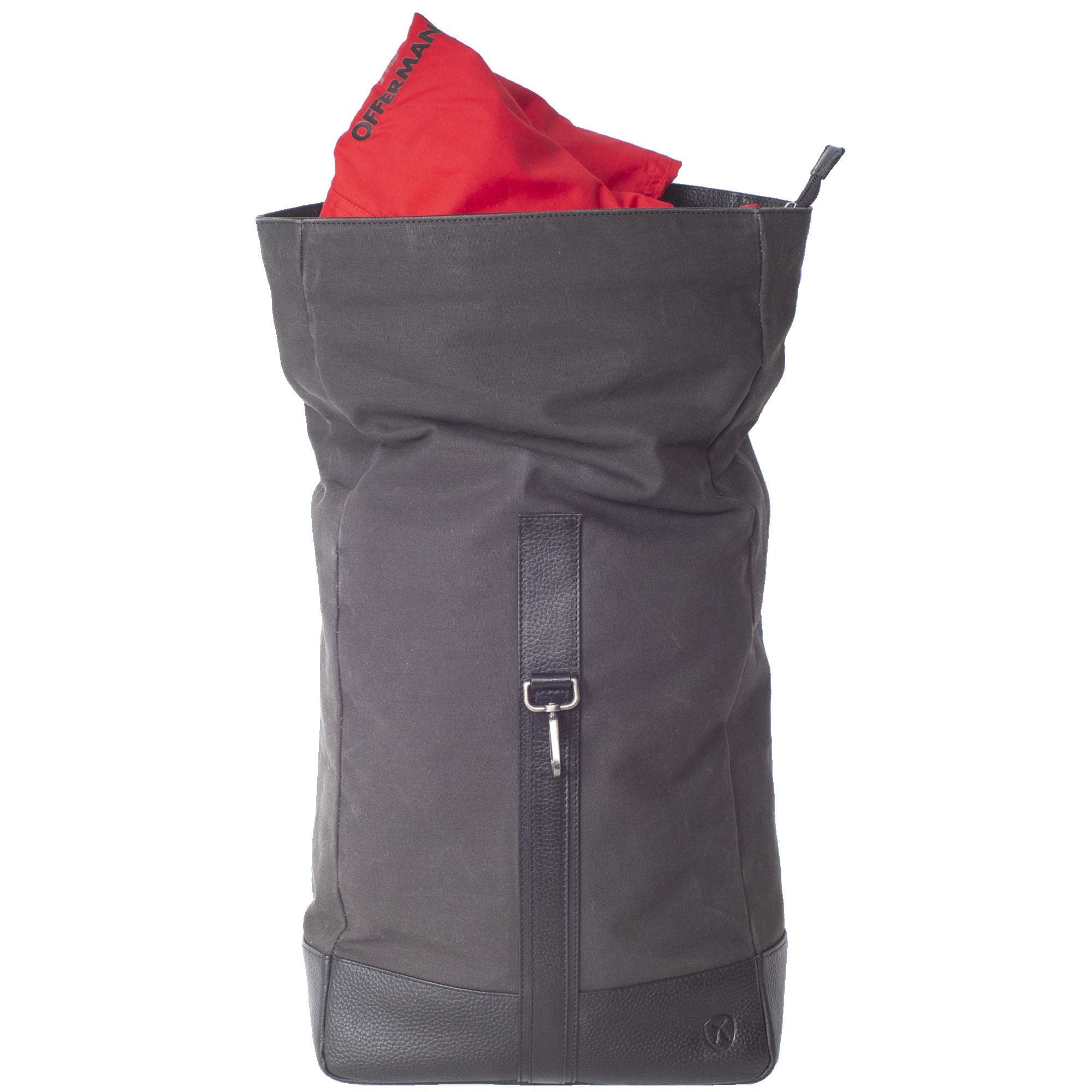 Rucksack Canvas/Leder schwarz 15 Zoll - Corf Offermann