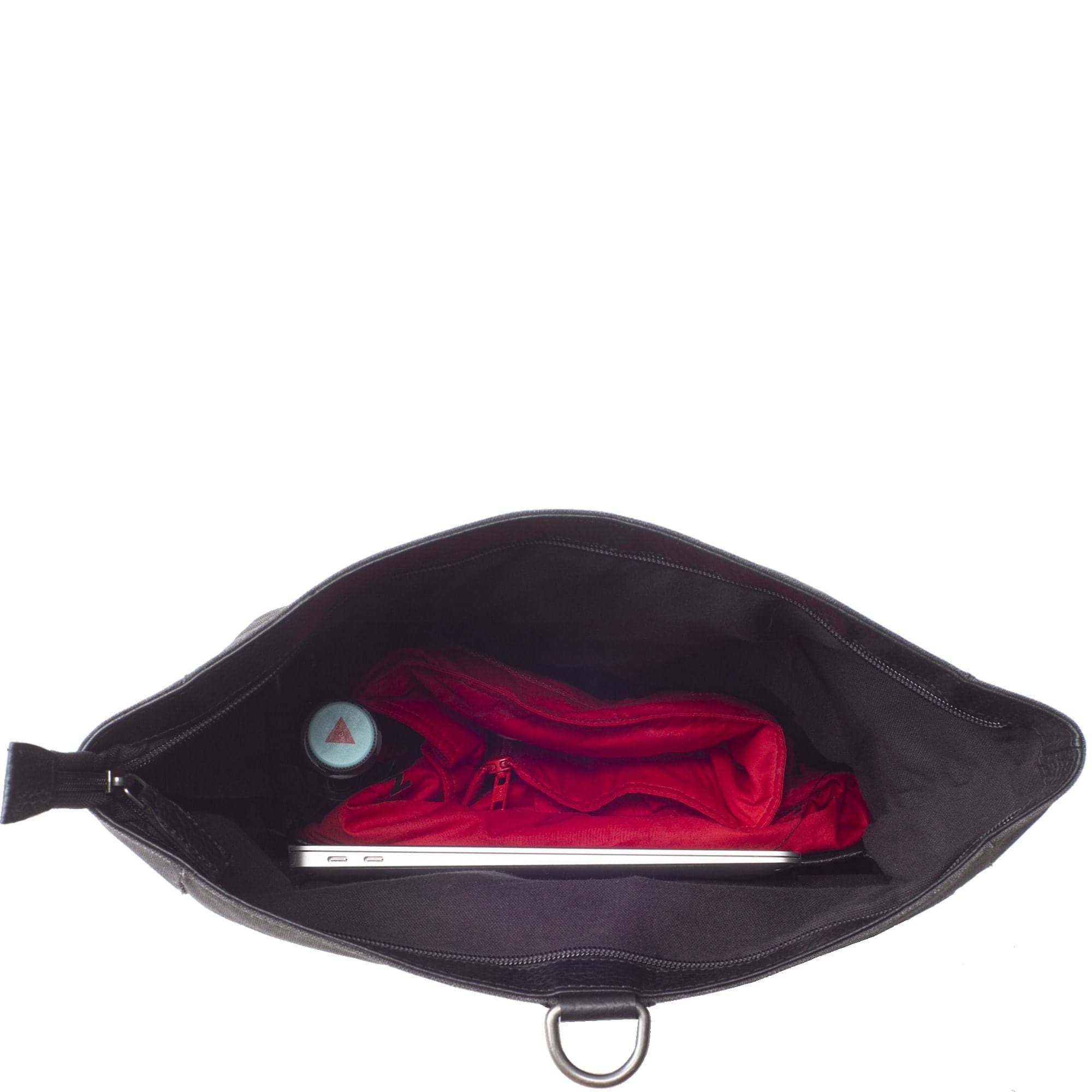 Rucksack Canvas/Leder schwarz 15 Zoll - Corf Offermann