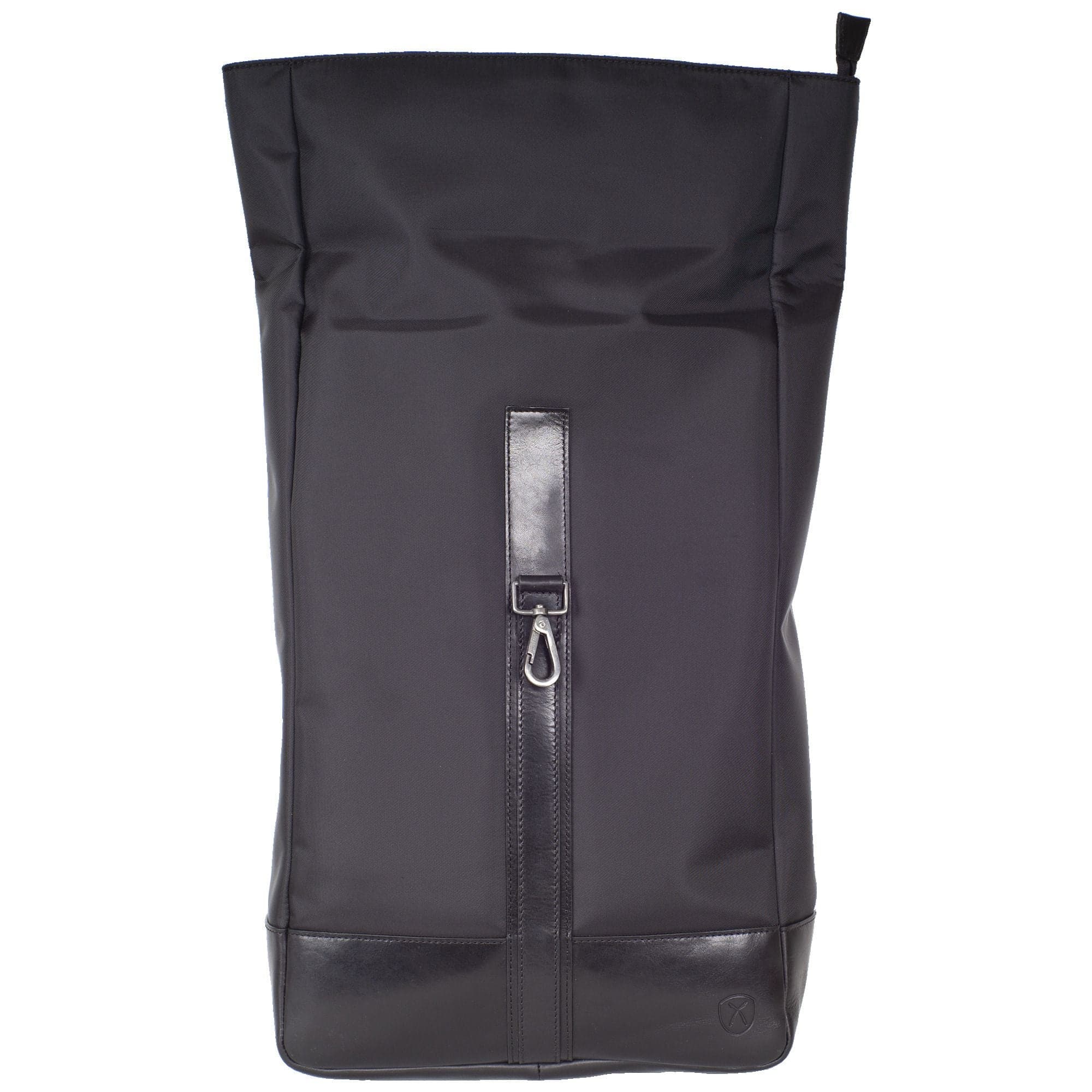 Rucksack Coram Nylon/Leder schwarz 15 Zoll - Corf Offermann