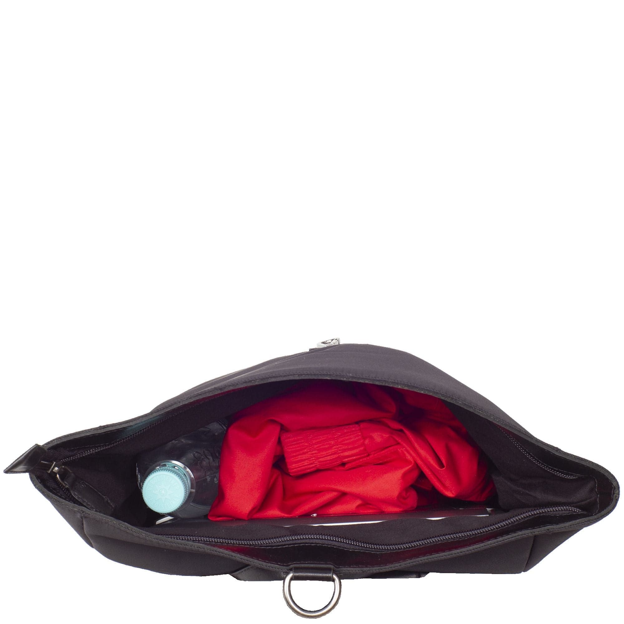 Rucksack Coram Nylon/Leder schwarz 15 Zoll - Corf Offermann