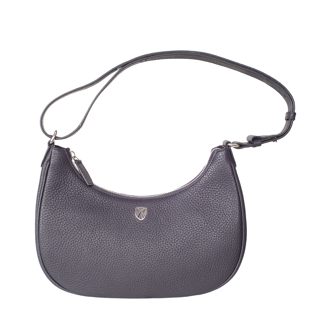 Elegante Schultertasche Leder blau - Corf Offermann