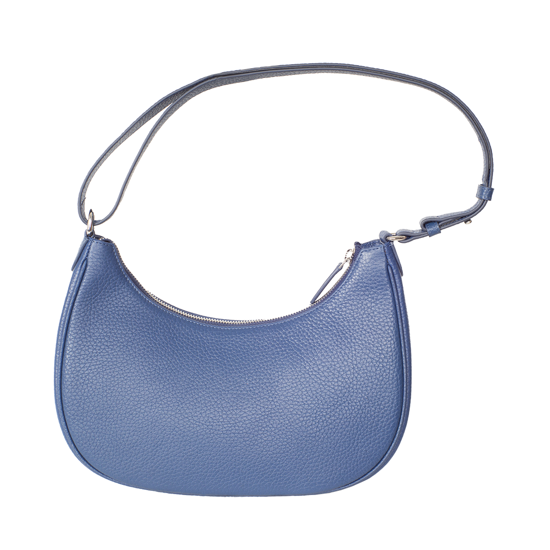 Elegante Schultertasche Leder hellblau - Corf Offermann