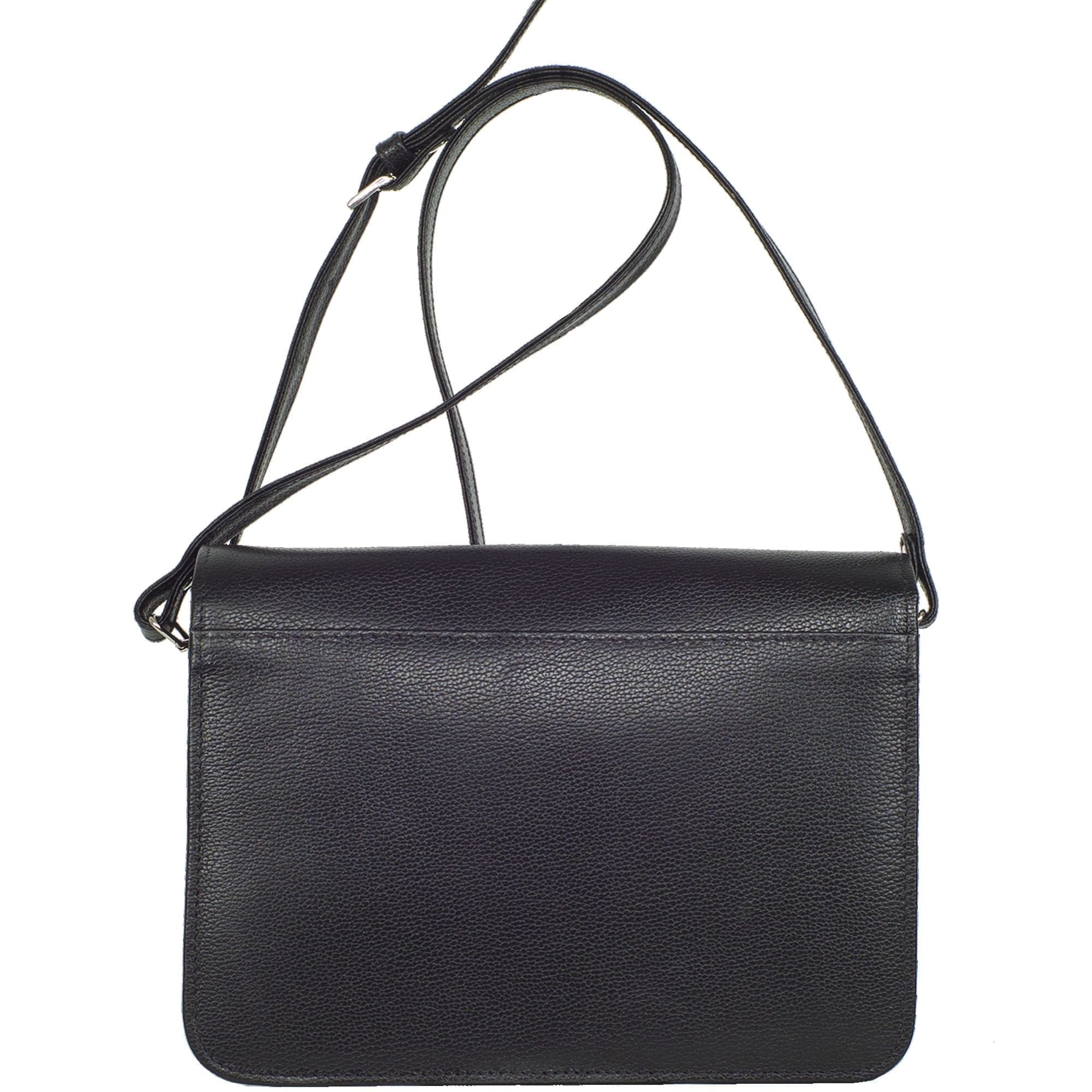 Handtasche Umhängetasche Leder schwarz - Corf Offermann