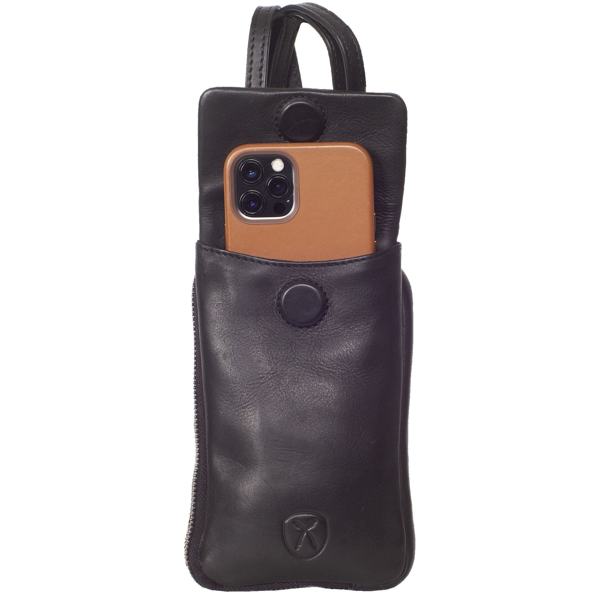 Handytasche Crossover Leder schwarz - Corf Offermann