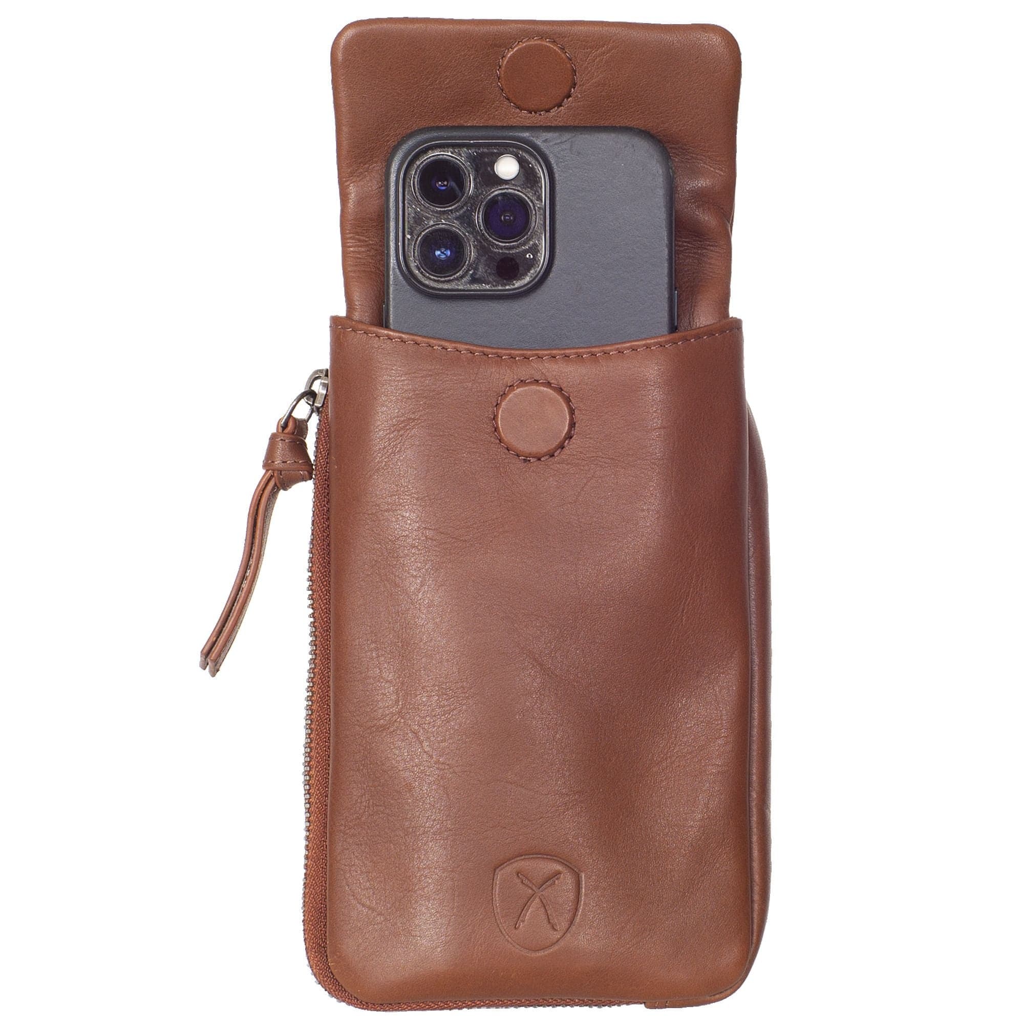 Handytasche Crossover Leder cognac - Corf Offermann