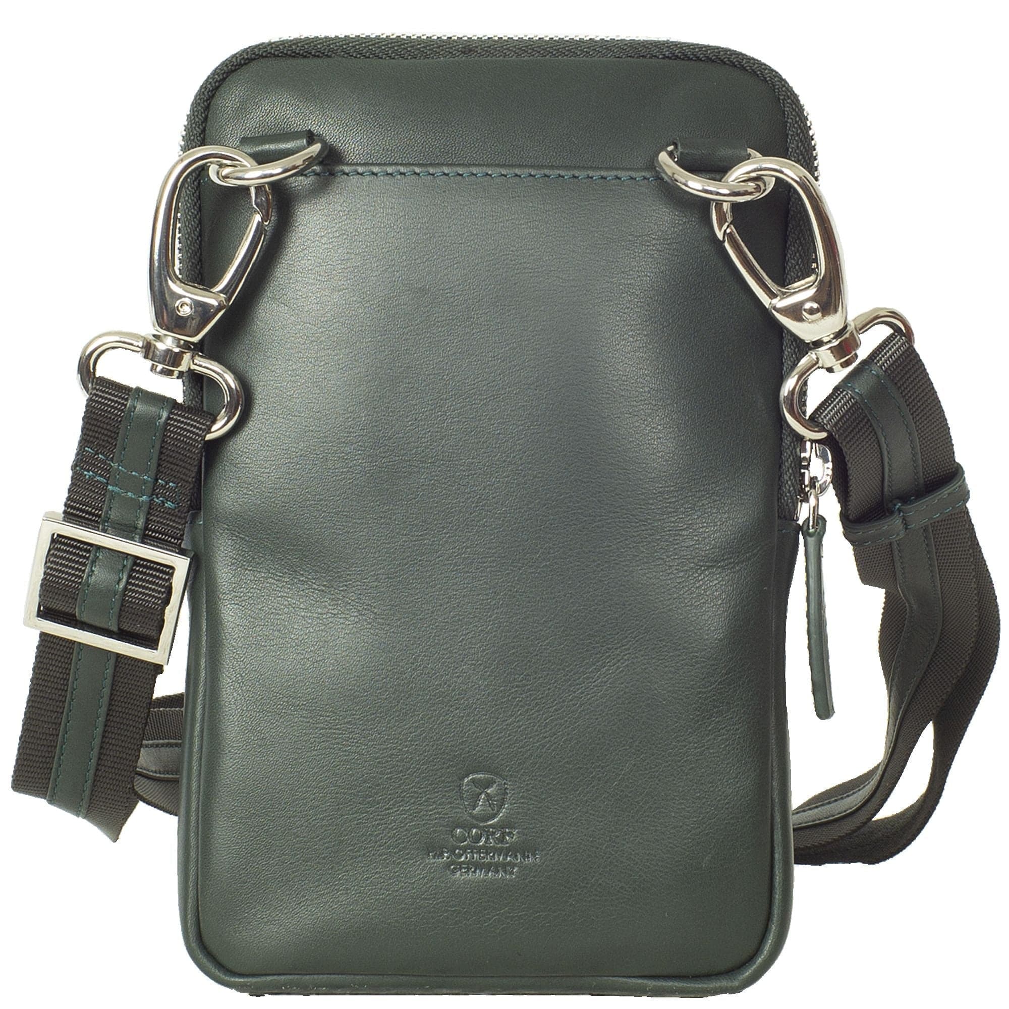 Telefontasche Crossover Leder grün - Corf Offermann