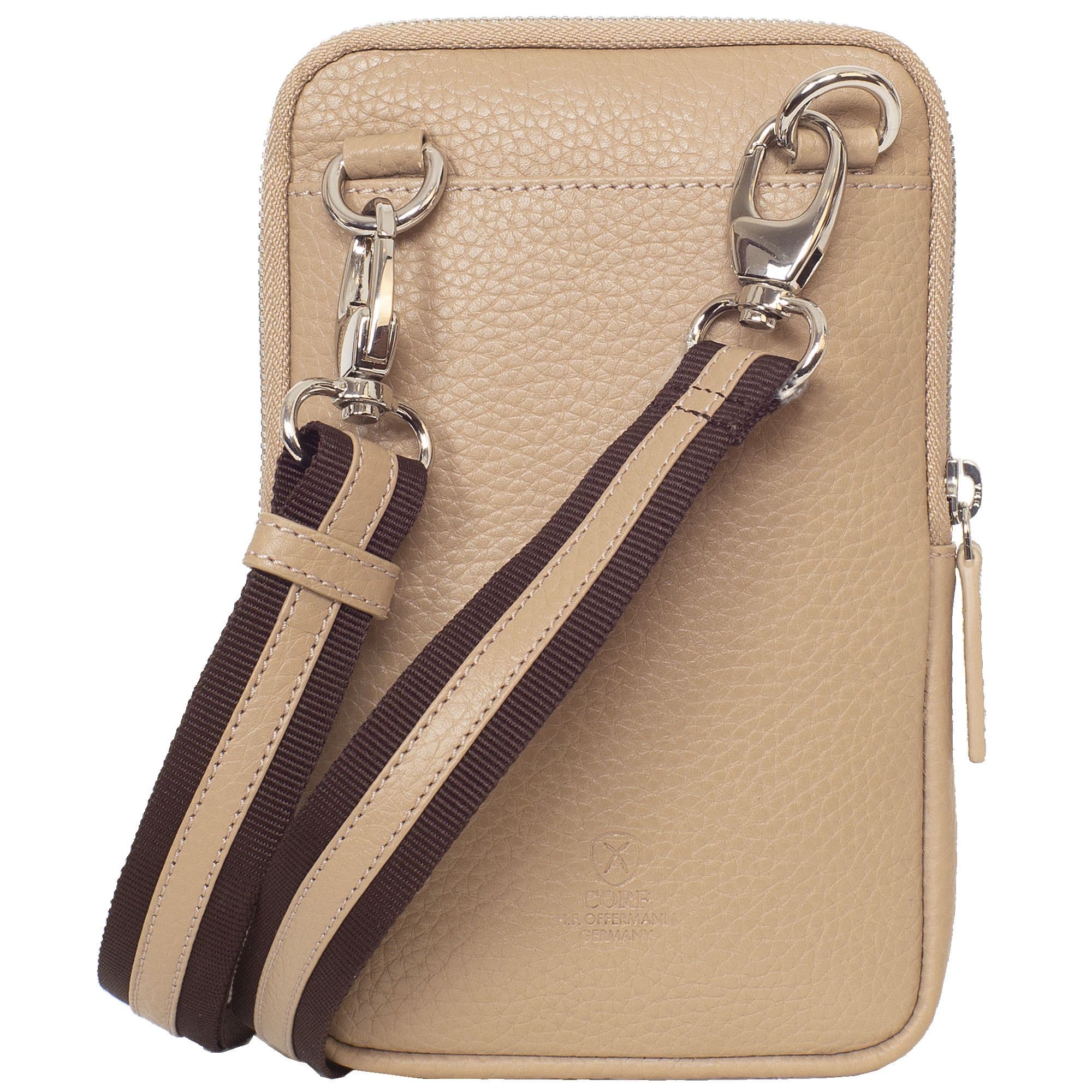 Telefontasche Crossover Leder beige - Corf Offermann