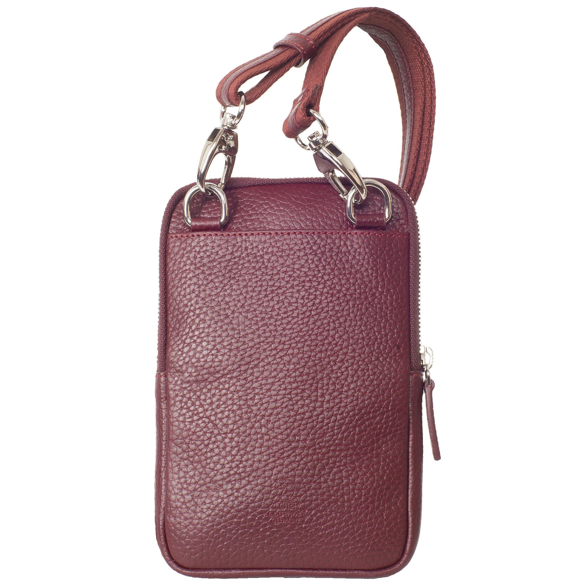 Telefontasche Crossover Leder bordeaux - Corf Offermann