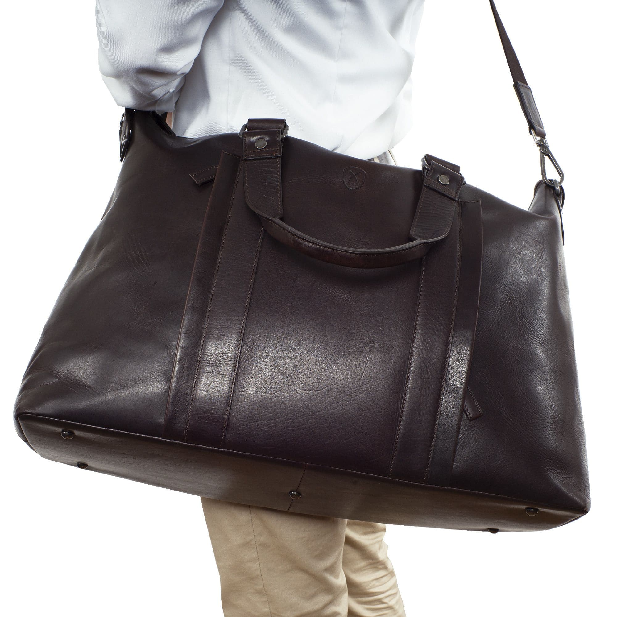 Leder Reisetasche Weekender Leder braun - Corf Offermann