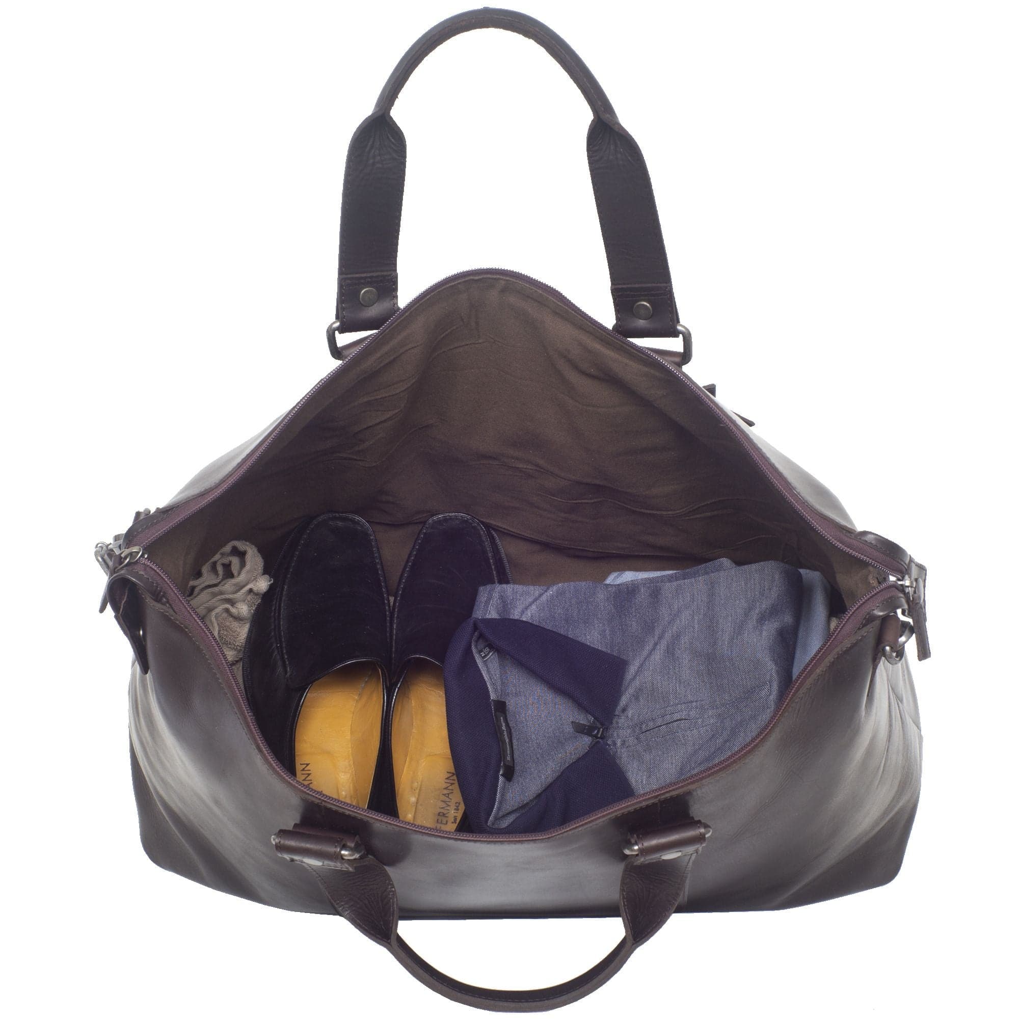 Leder Reisetasche Weekender Leder braun - Corf Offermann