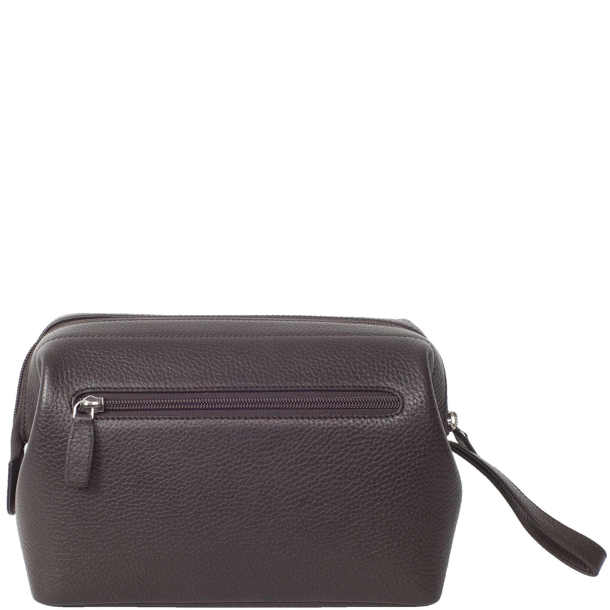 Kulturtasche Leder braun - Corf Offermann