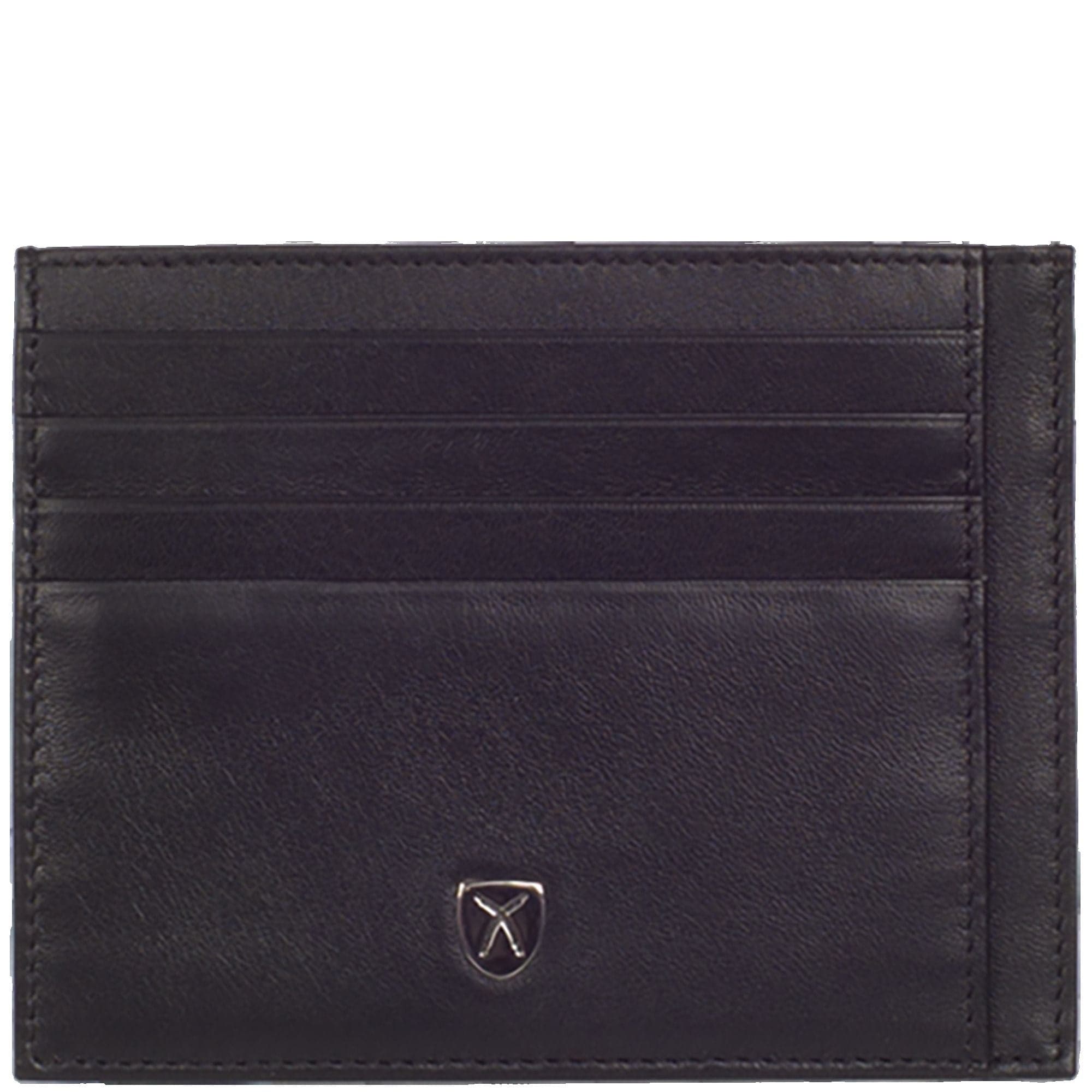 Kreditkartenetui Leder schwarz 11 Fächer - Corf Offermann