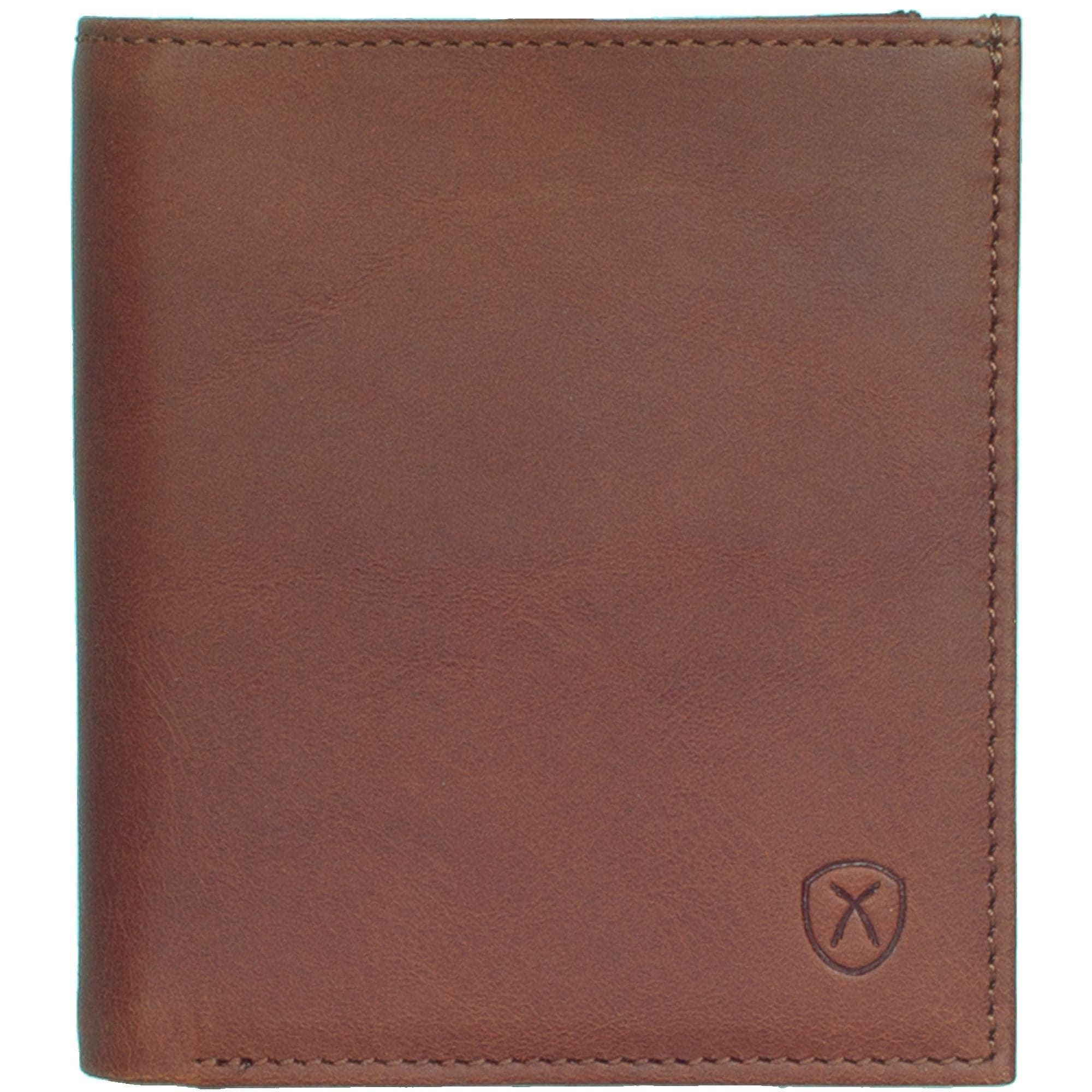 Geldbörse Portemonnaie klein Leder cognac mit Münzfach - Corf Offermann