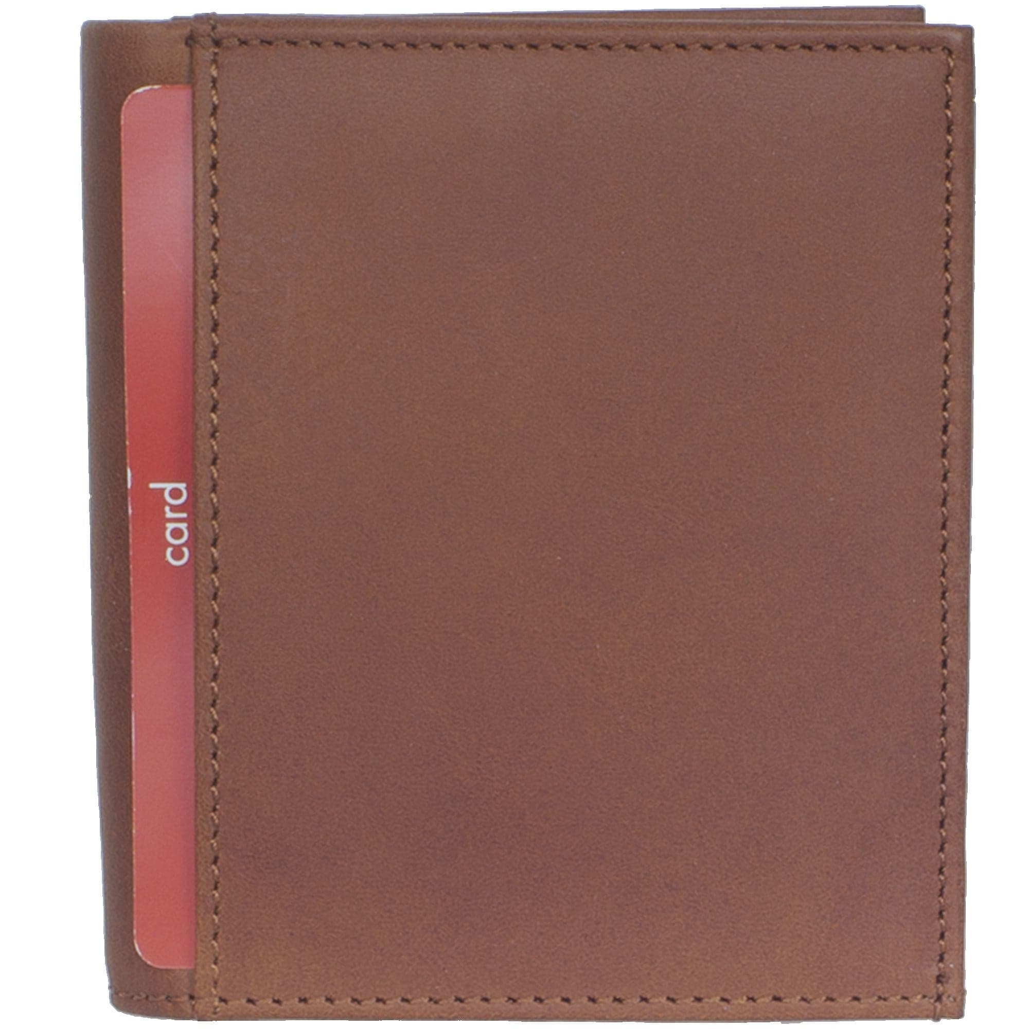 Geldbörse Portemonnaie klein Leder cognac mit Münzfach - Corf Offermann