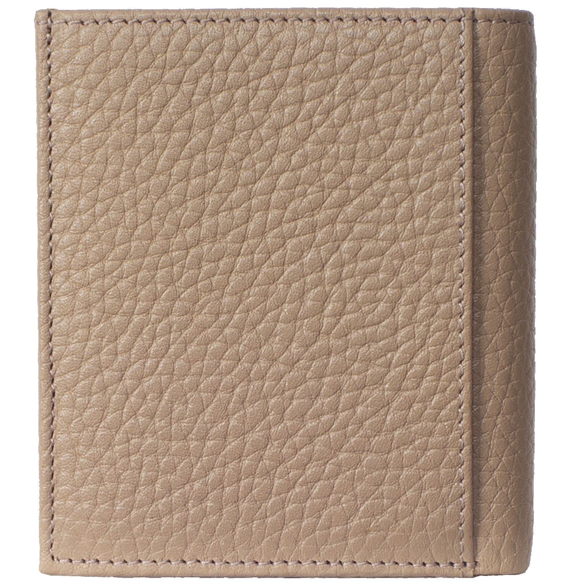 Geldbörse Portemonnaie klein Leder beige mit Münzfach - Corf Offermann