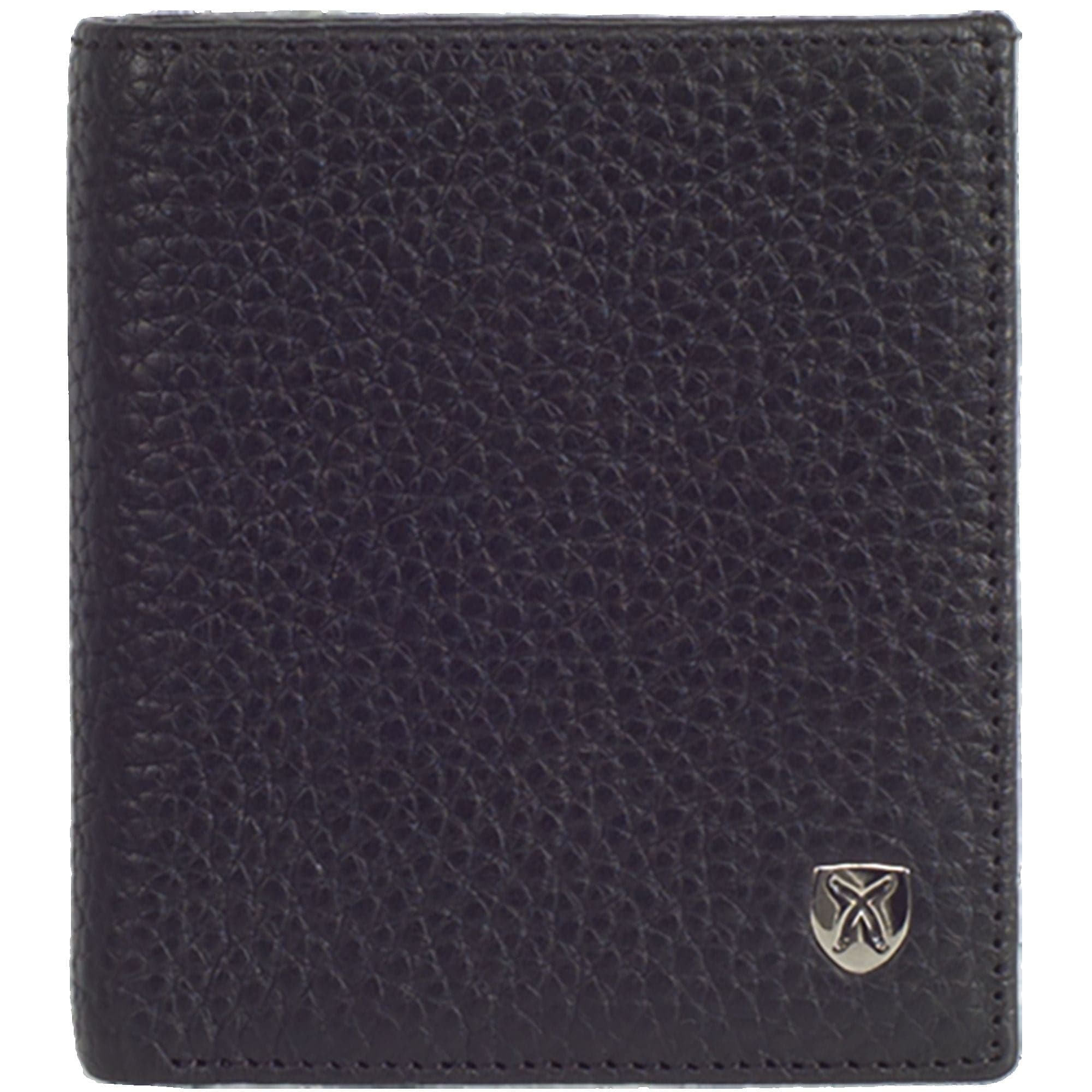 Geldbörse Portemonnaie klein Leder schwarz mit Münzfach - Corf Offermann