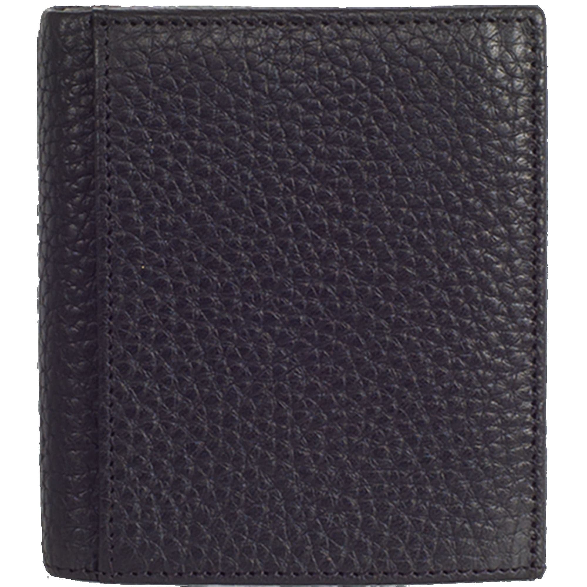 Geldbörse Portemonnaie klein Leder schwarz mit Münzfach - Corf Offermann