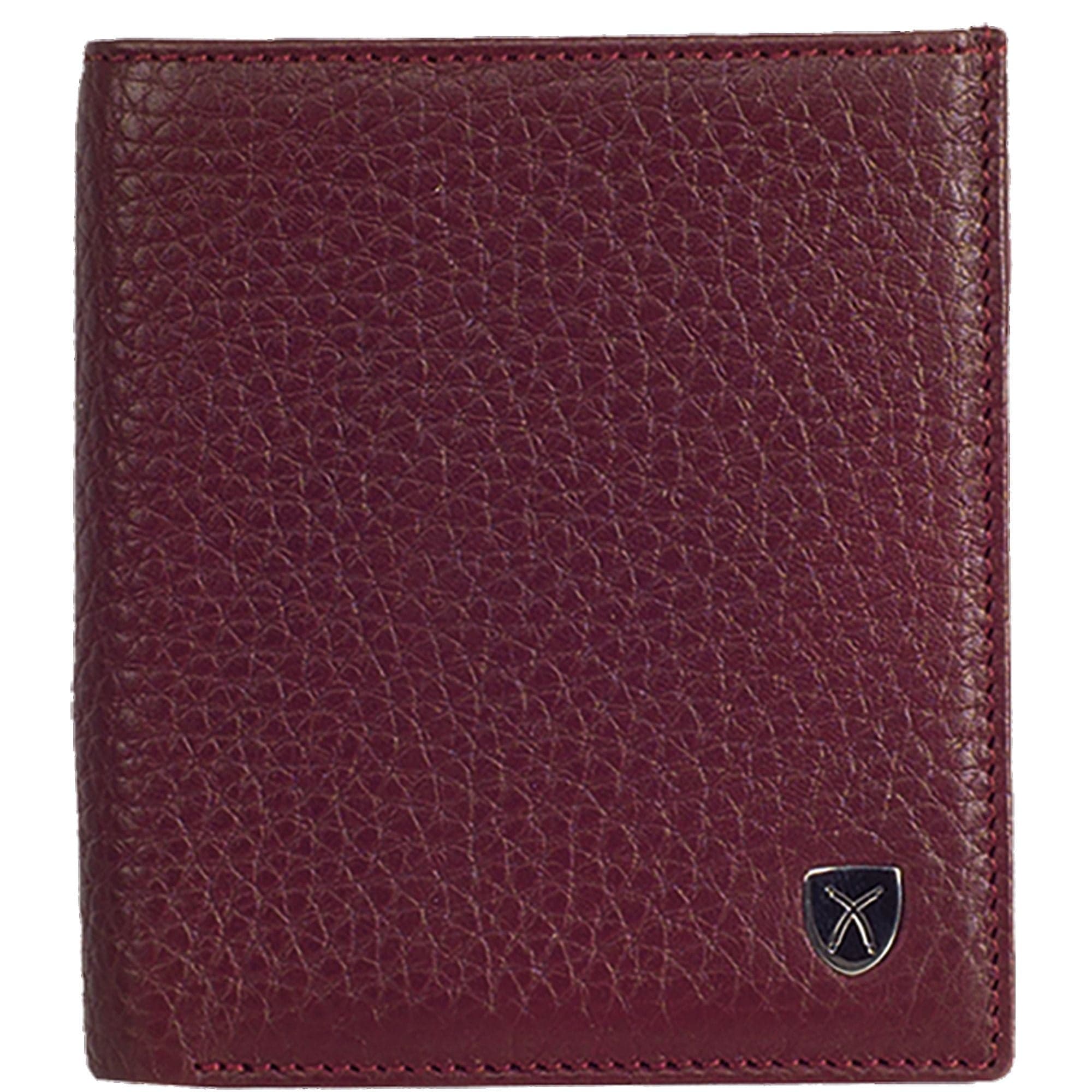 Geldbörse Portemonnaie klein Leder bordeauxrot mit Münzfach - Corf Offermann