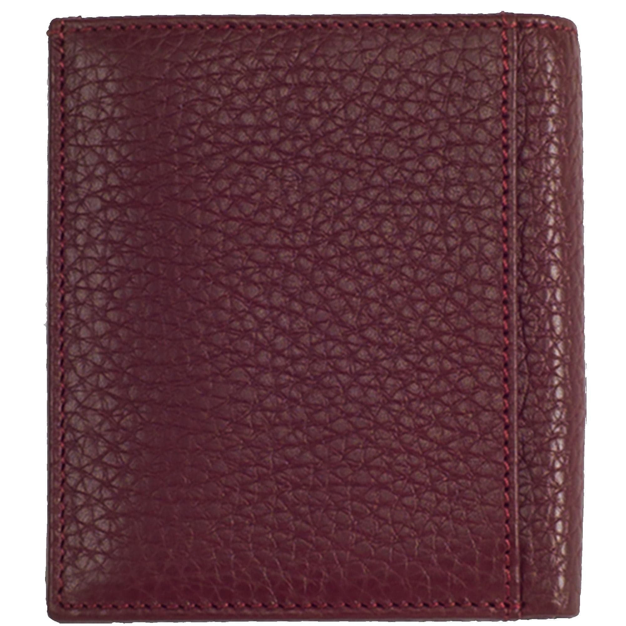 Geldbörse Portemonnaie klein Leder bordeauxrot mit Münzfach - Corf Offermann