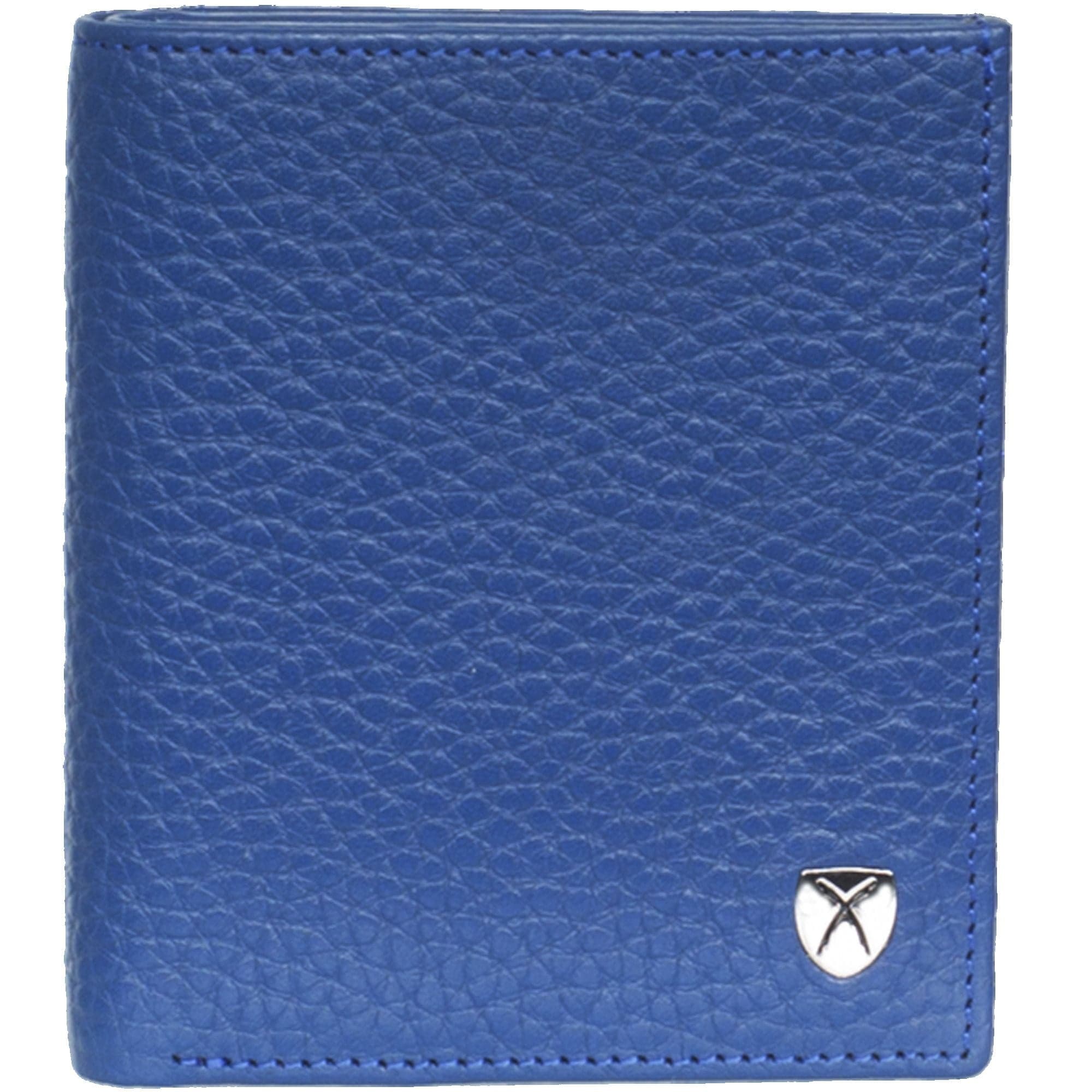 Geldbörse Portemonnaie klein Leder hellblau mit Münzfach - Corf Offermann