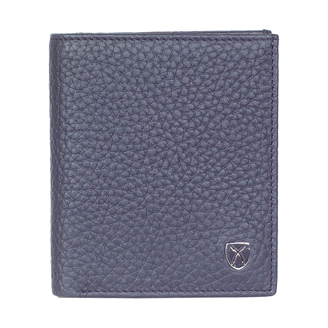 Kreditkartenetui Leder marine mit Scheinfach