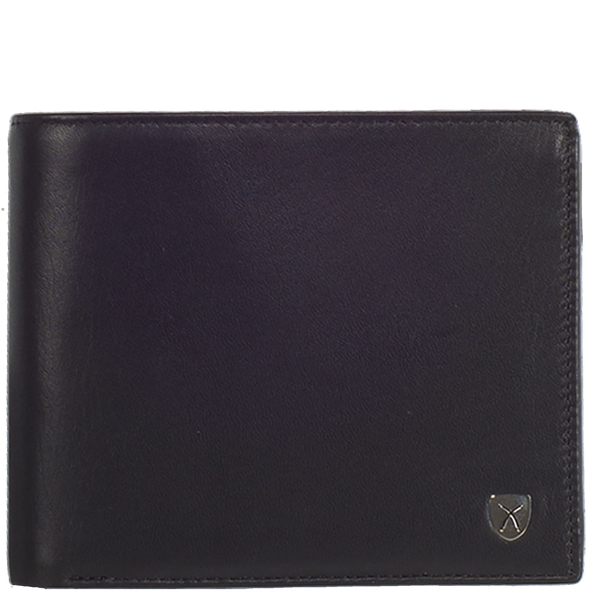 Geldbörse Portemonnaie Leder schwarz Querformat - Corf Offermann