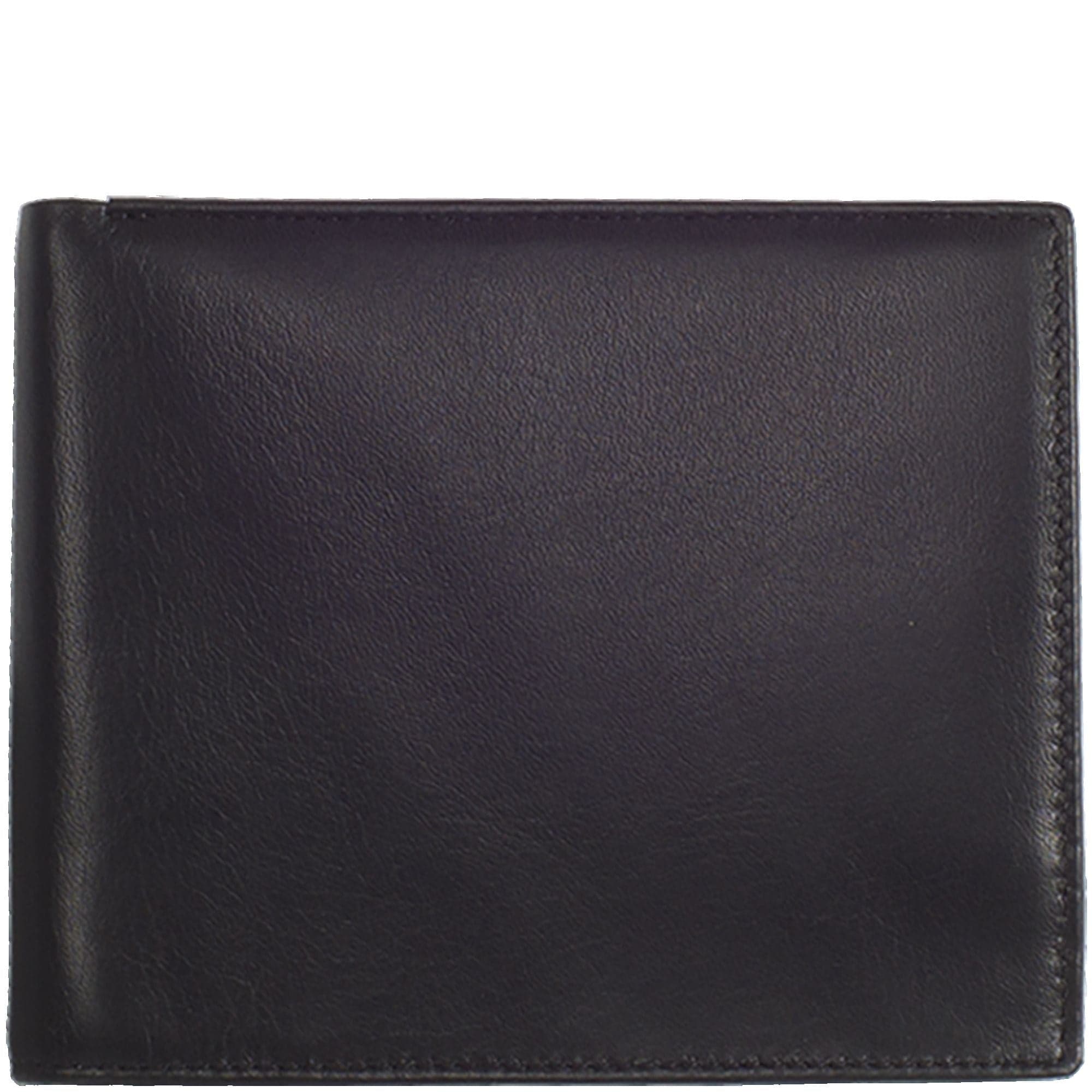 Geldbörse Portemonnaie Leder schwarz Querformat - Corf Offermann