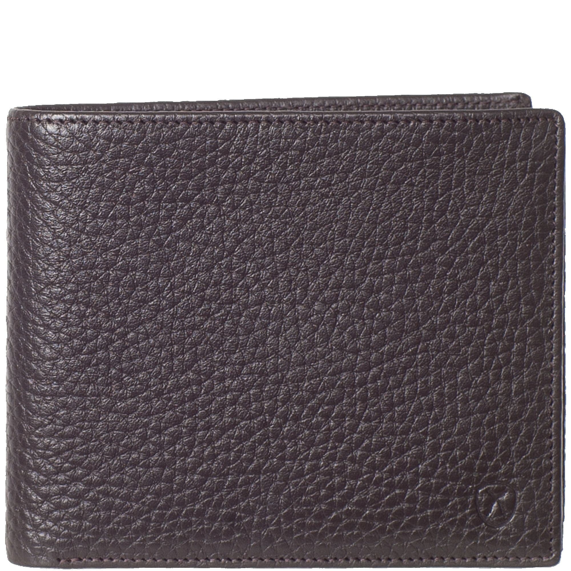 Geldbörse Portemonnaie Leder braun Querformat - Corf Offermann