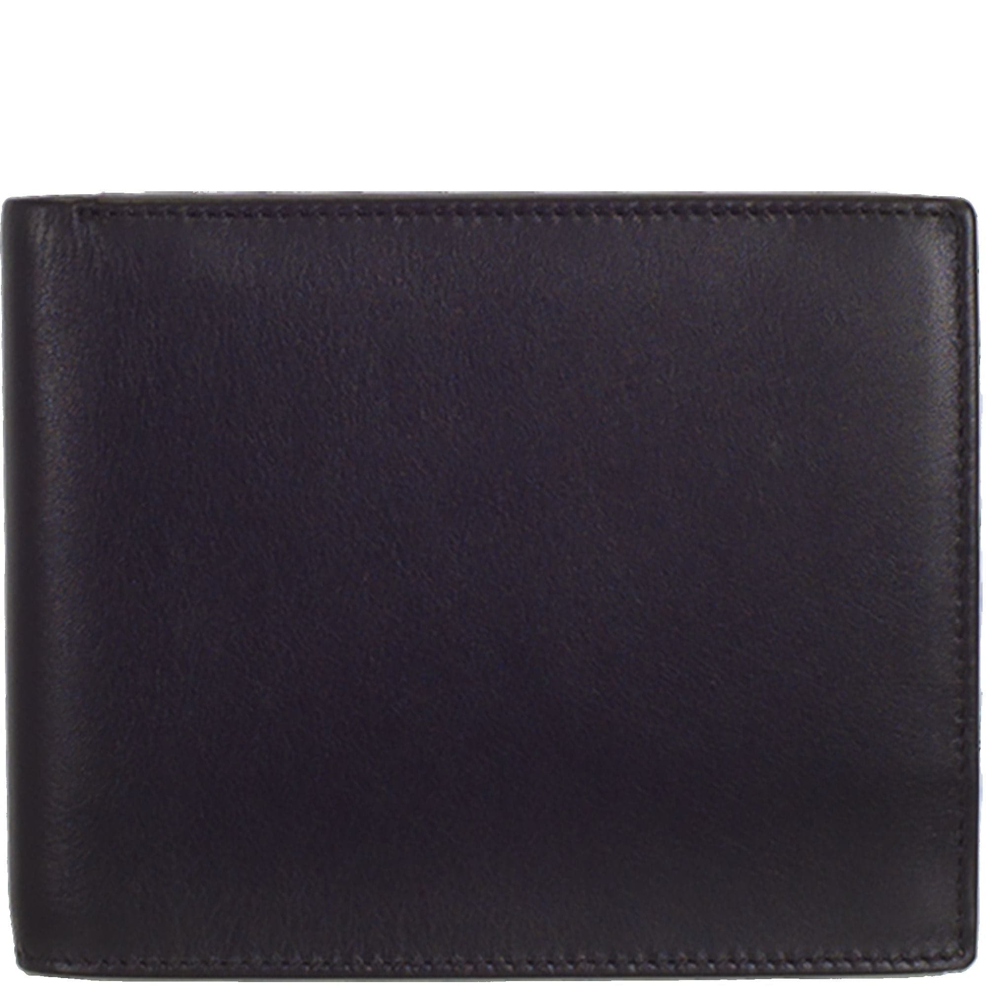 Geldbörse Portemonnaie Leder schwarz Aufklappbar - Corf Offermann