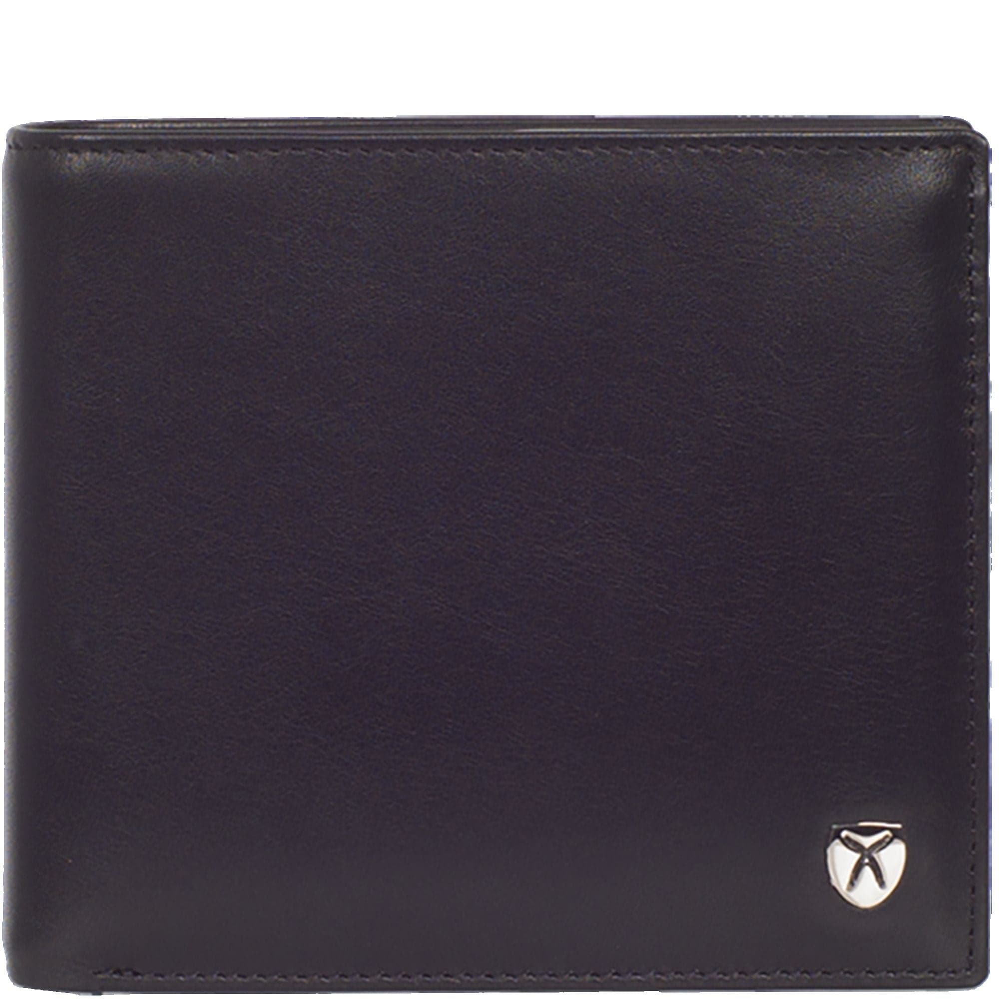 Geldbörse Portemonnaie Leder schwarz Aufklappbar - Corf Offermann