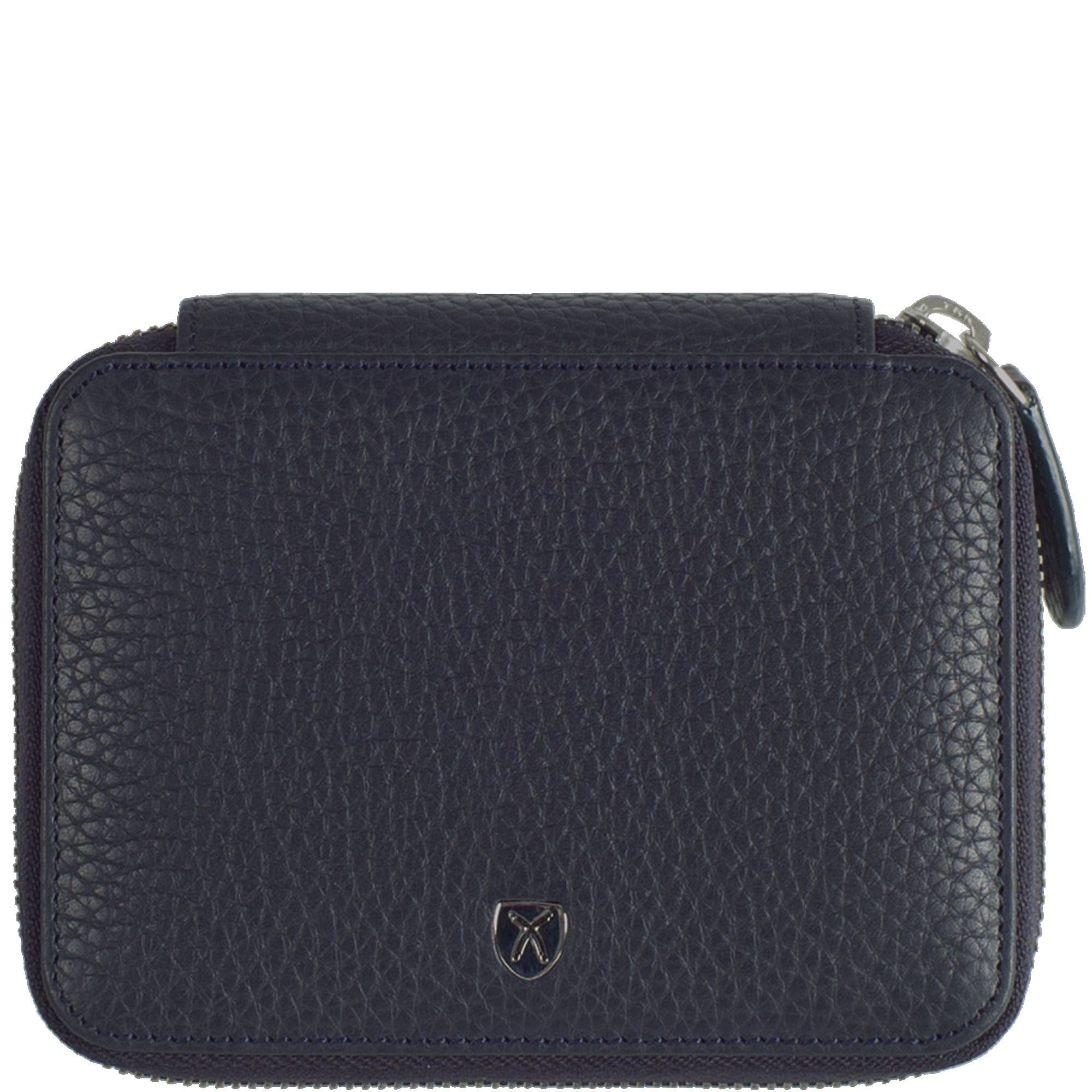 Geldbörse Portemonnaie Leder schwarz mit Reißverschluss - Corf Offermann