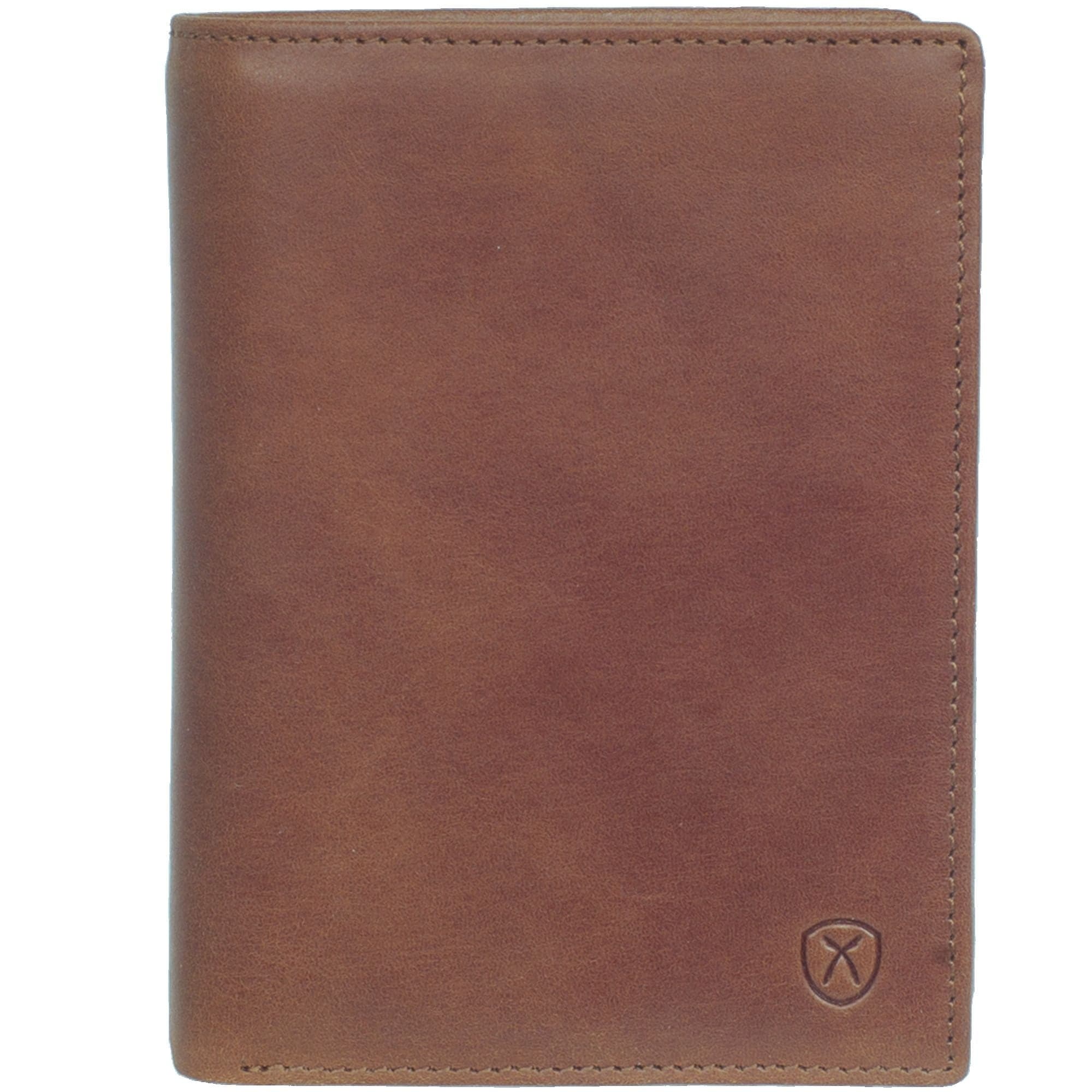 Geldbörse Portemonnaie Leder cognac Hochformat - Corf Offermann