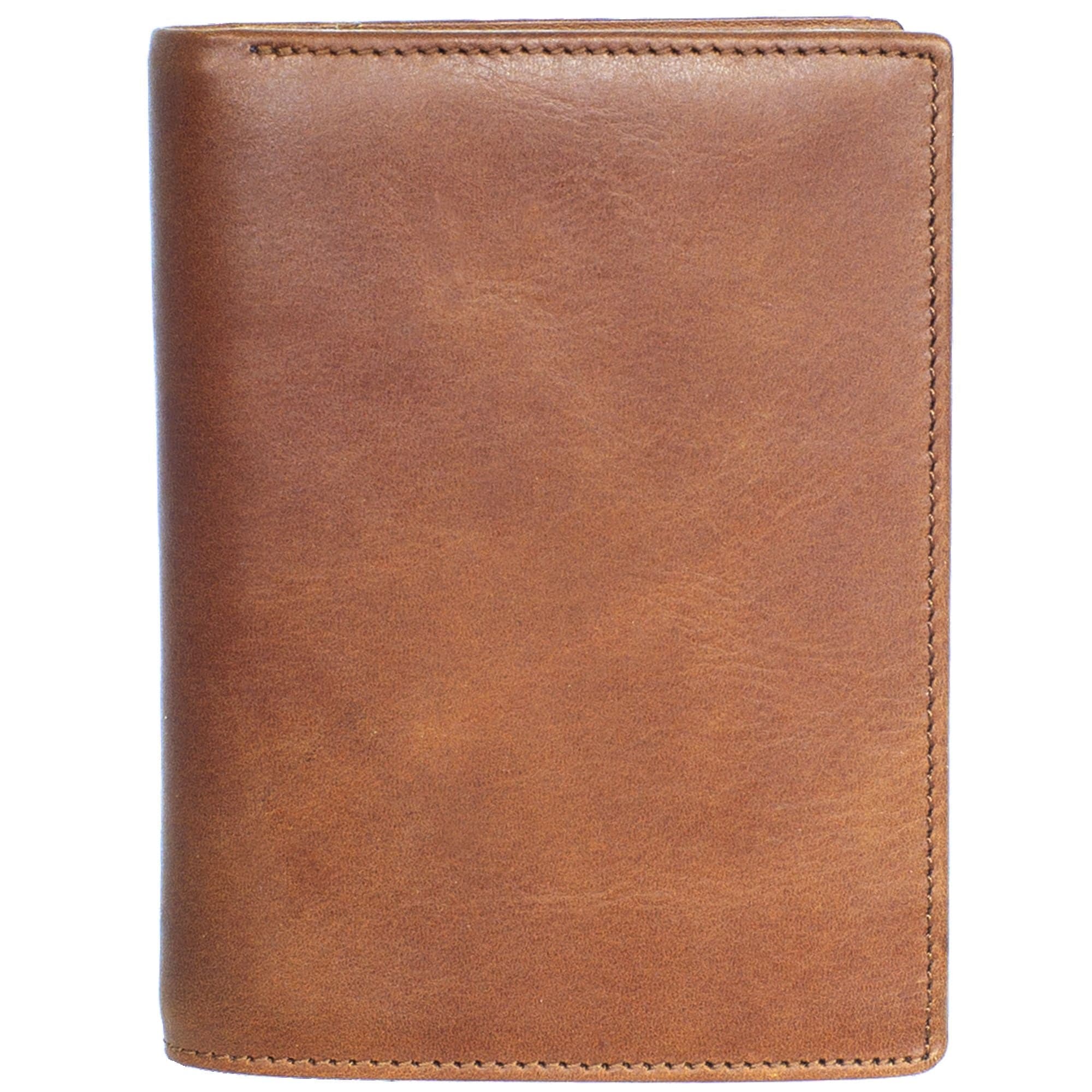 Geldbörse Portemonnaie Leder cognac Hochformat - Corf Offermann