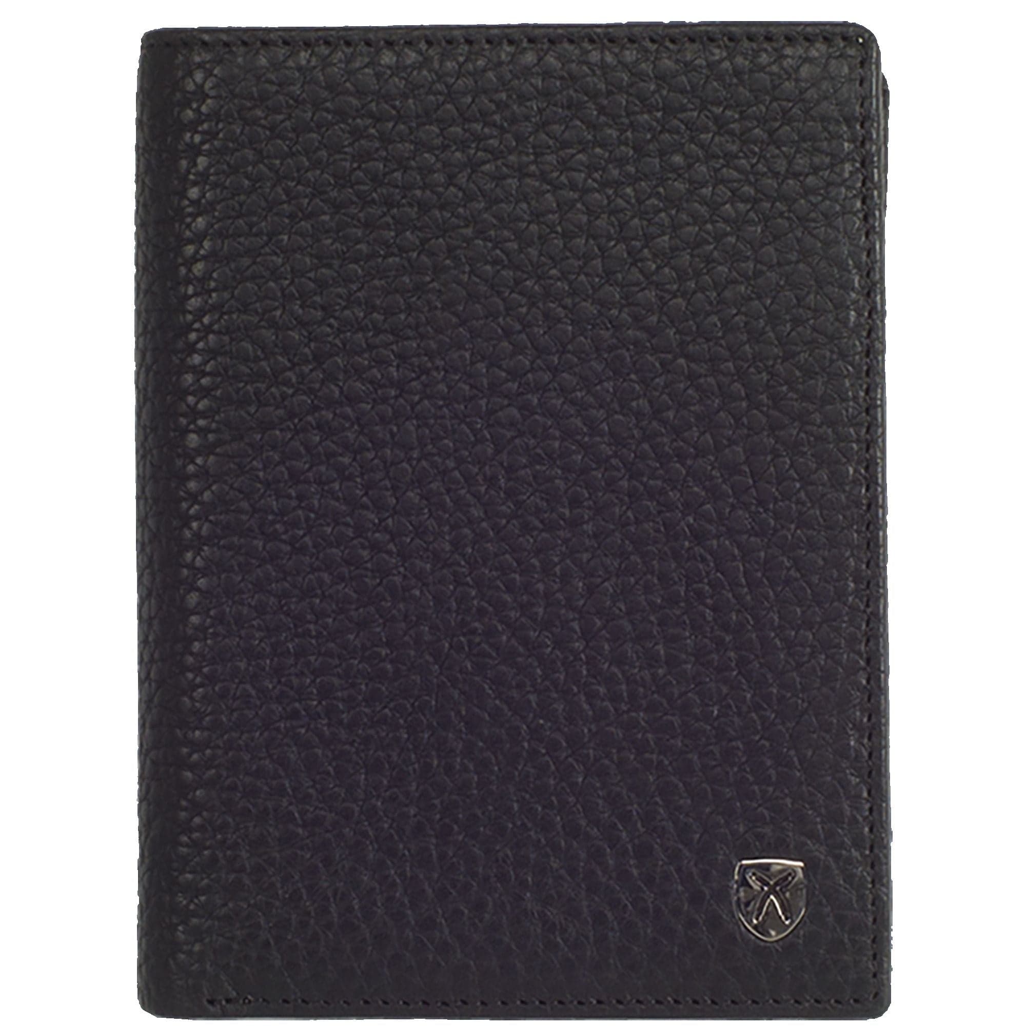 Geldbörse Portemonnaie Leder schwarz Hochformat - Corf Offermann