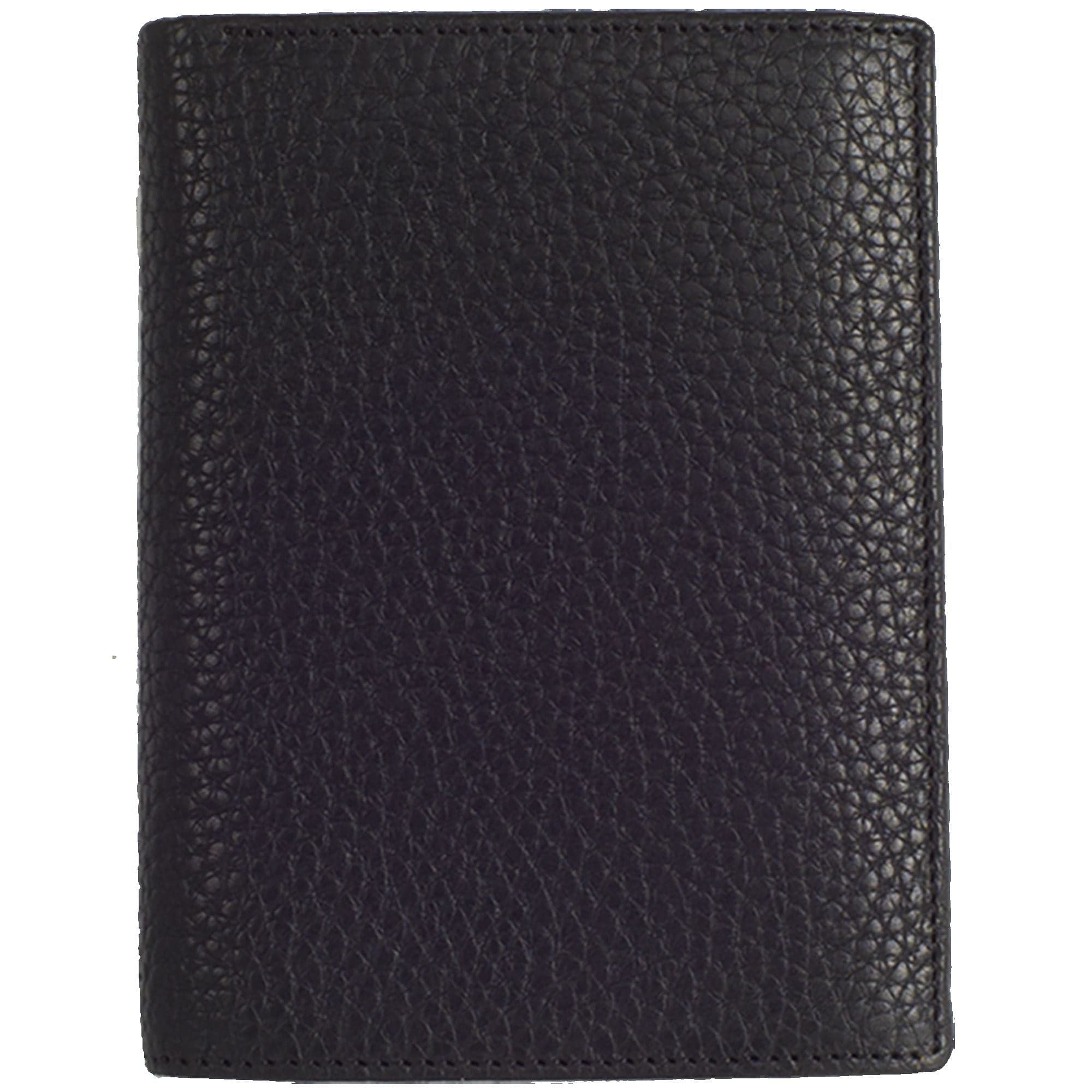 Geldbörse Portemonnaie Leder schwarz Hochformat - Corf Offermann