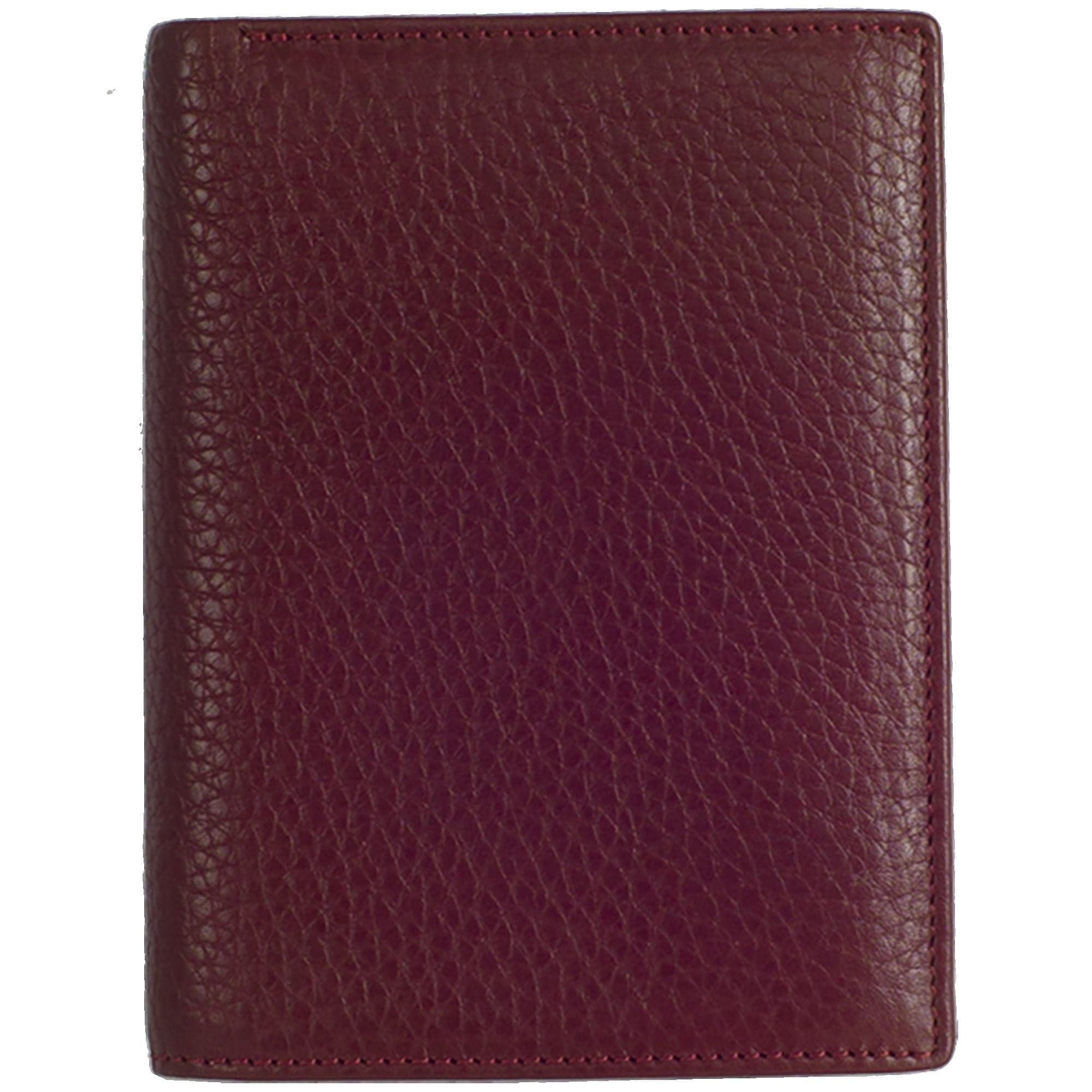 Geldbörse Portemonnaie Leder bordeauxrot Hochformat - Corf Offermann