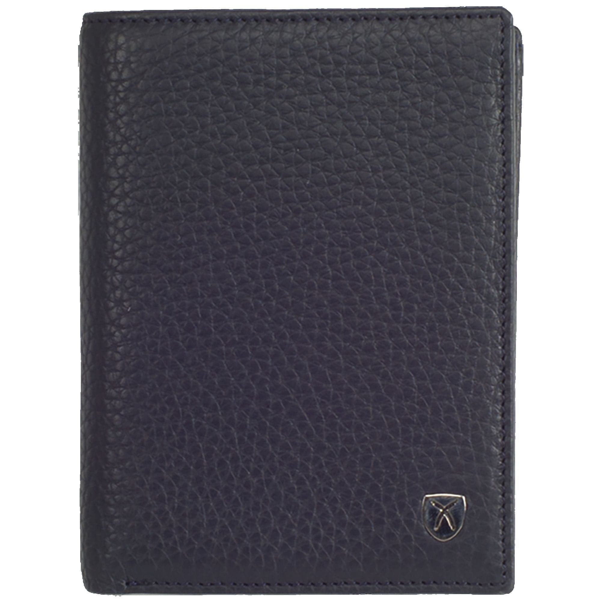 Geldbörse Portemonnaie Leder blau Hochformat - Corf Offermann