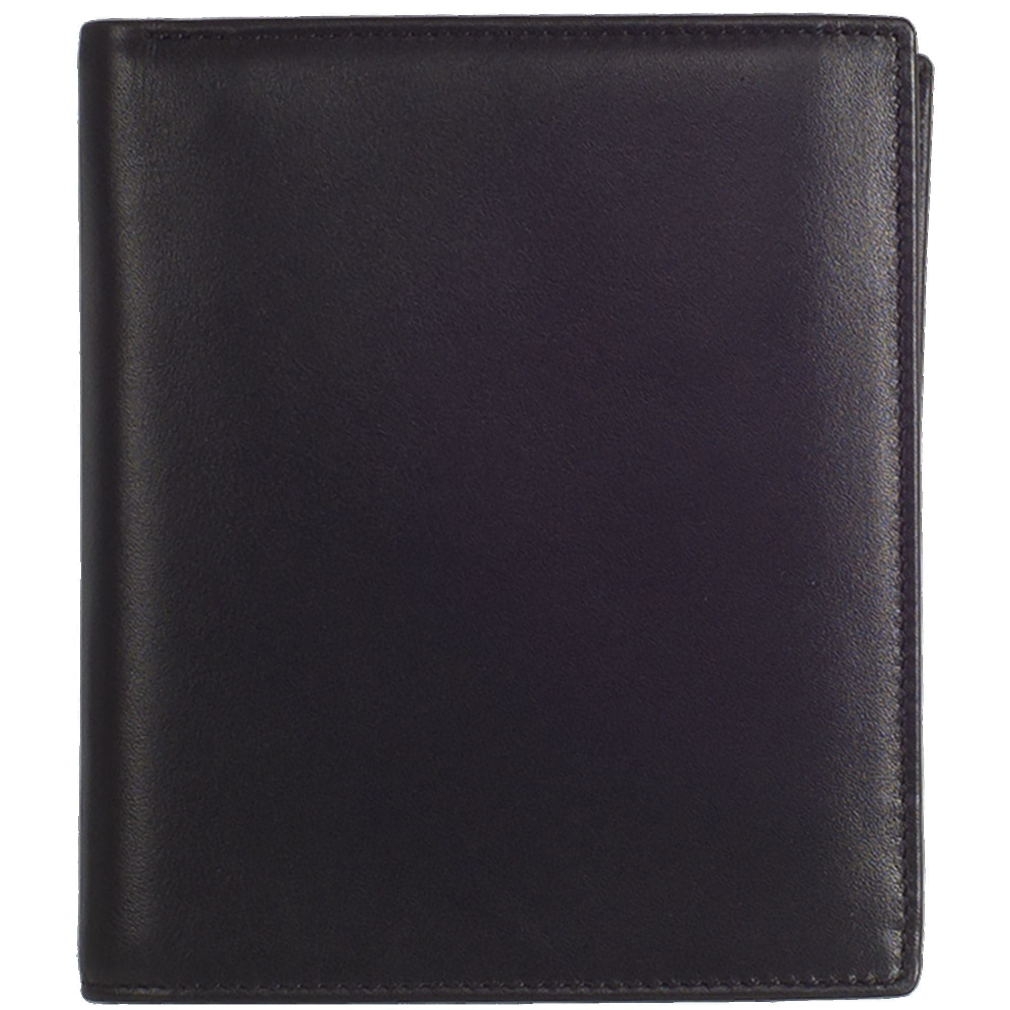 Geldbörse Portemonnaie Leder schwarz 18 Fächer - Corf Offermann