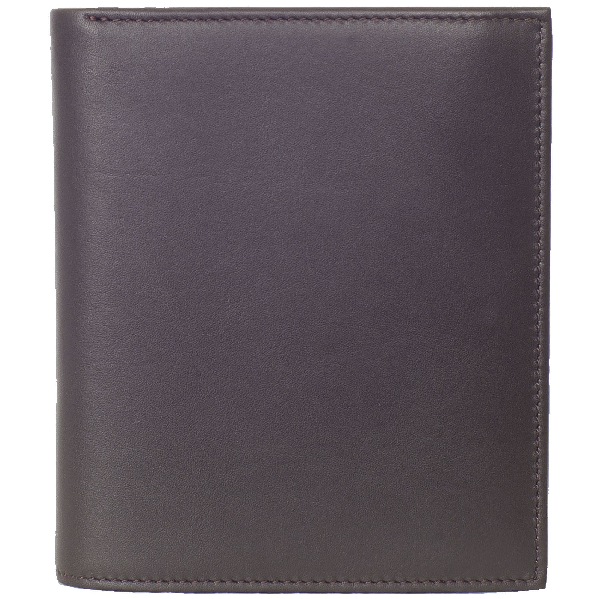 Geldbörse Portemonnaie Leder braun 18 Fächer - Corf Offermann