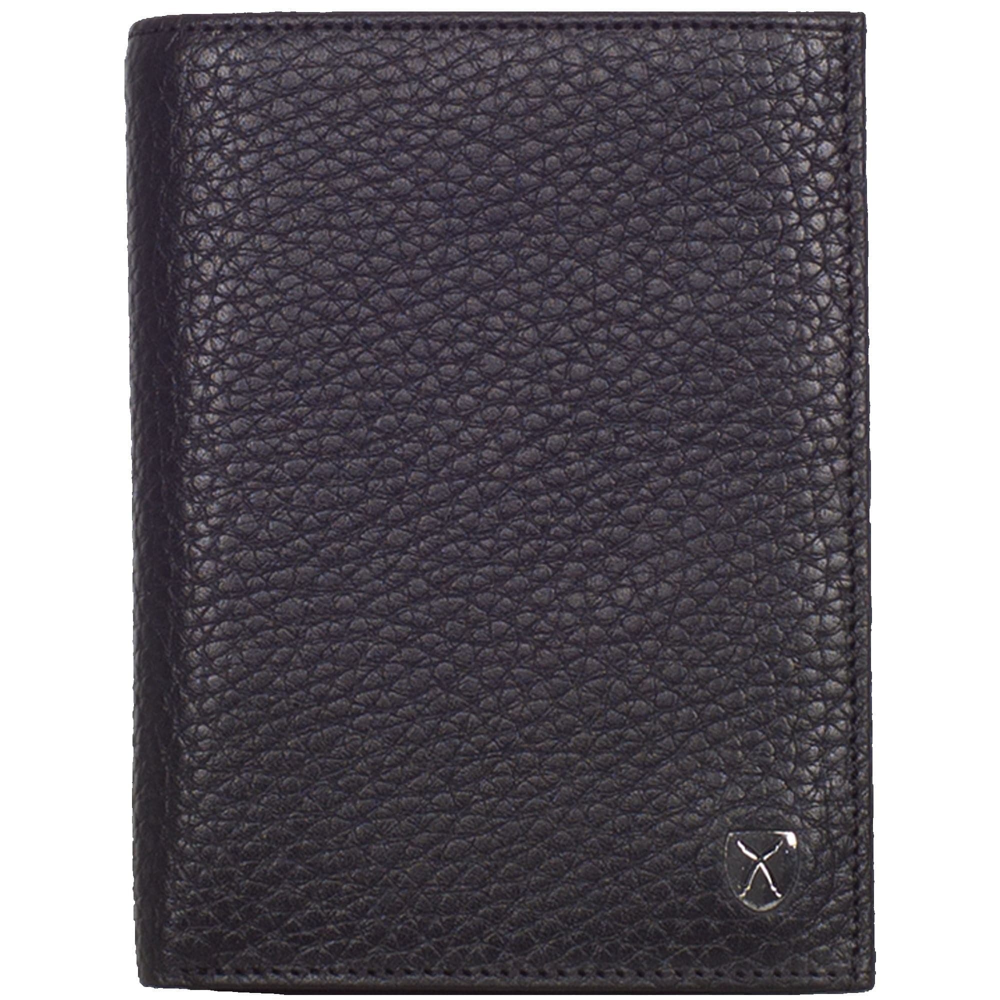 Kreditkartenetui Leder schwarz 2 Sichtfenster - Corf Offermann