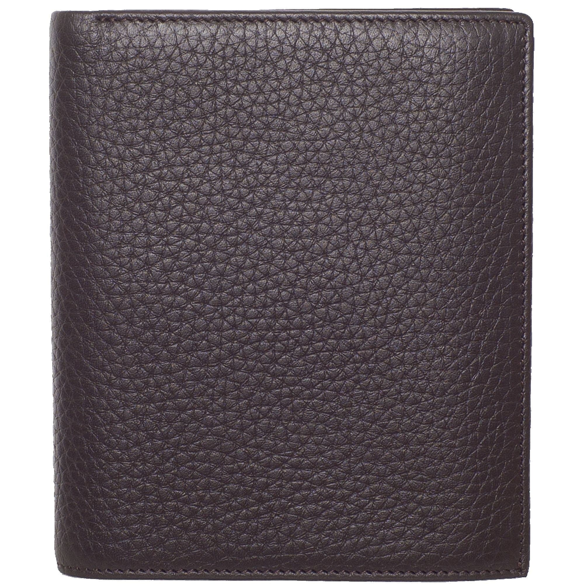 Geldbörse Portemonnaie Leder braun großes Münzfach - Corf Offermann