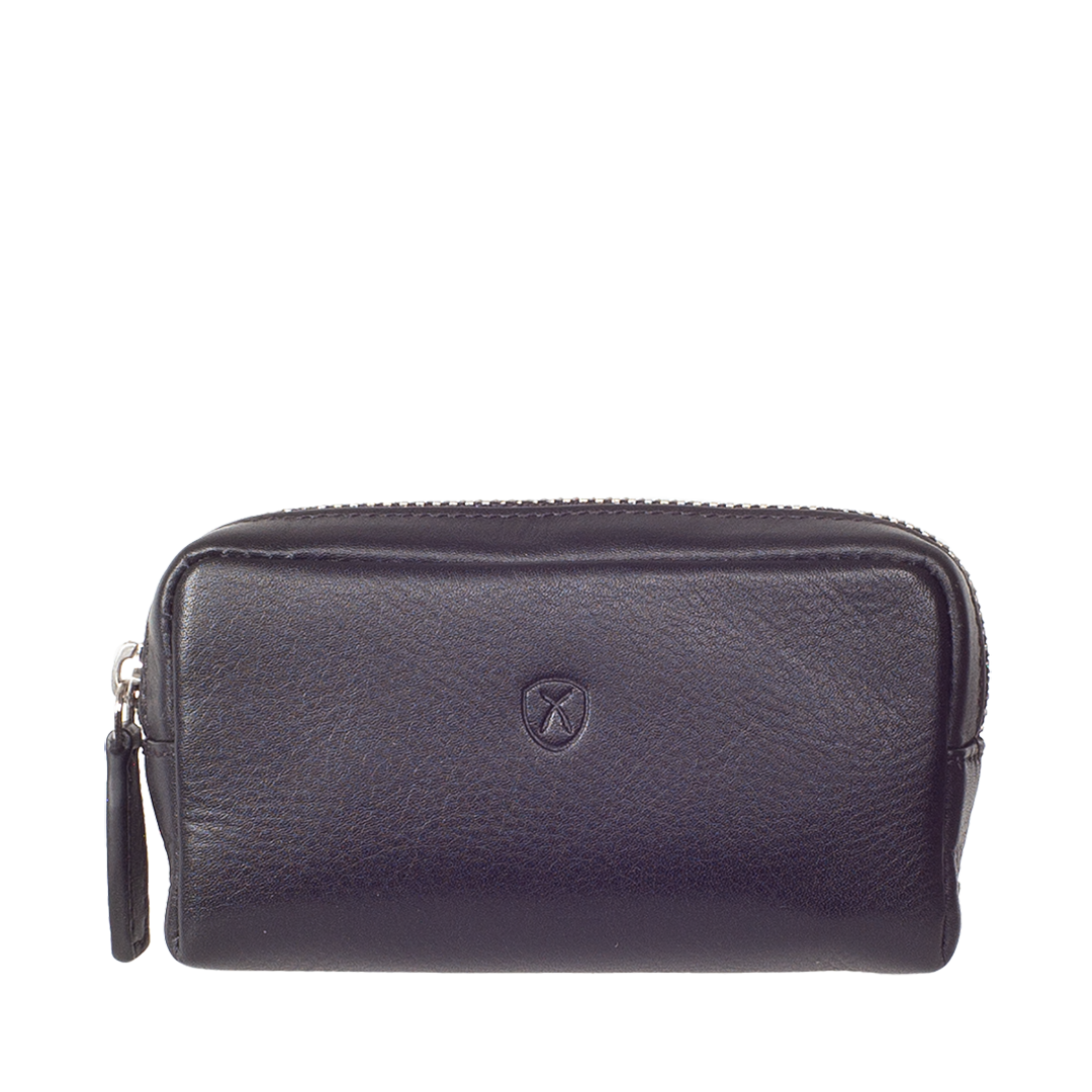 Schlüsseletui Leder glatt schwarz - Corf Offermann