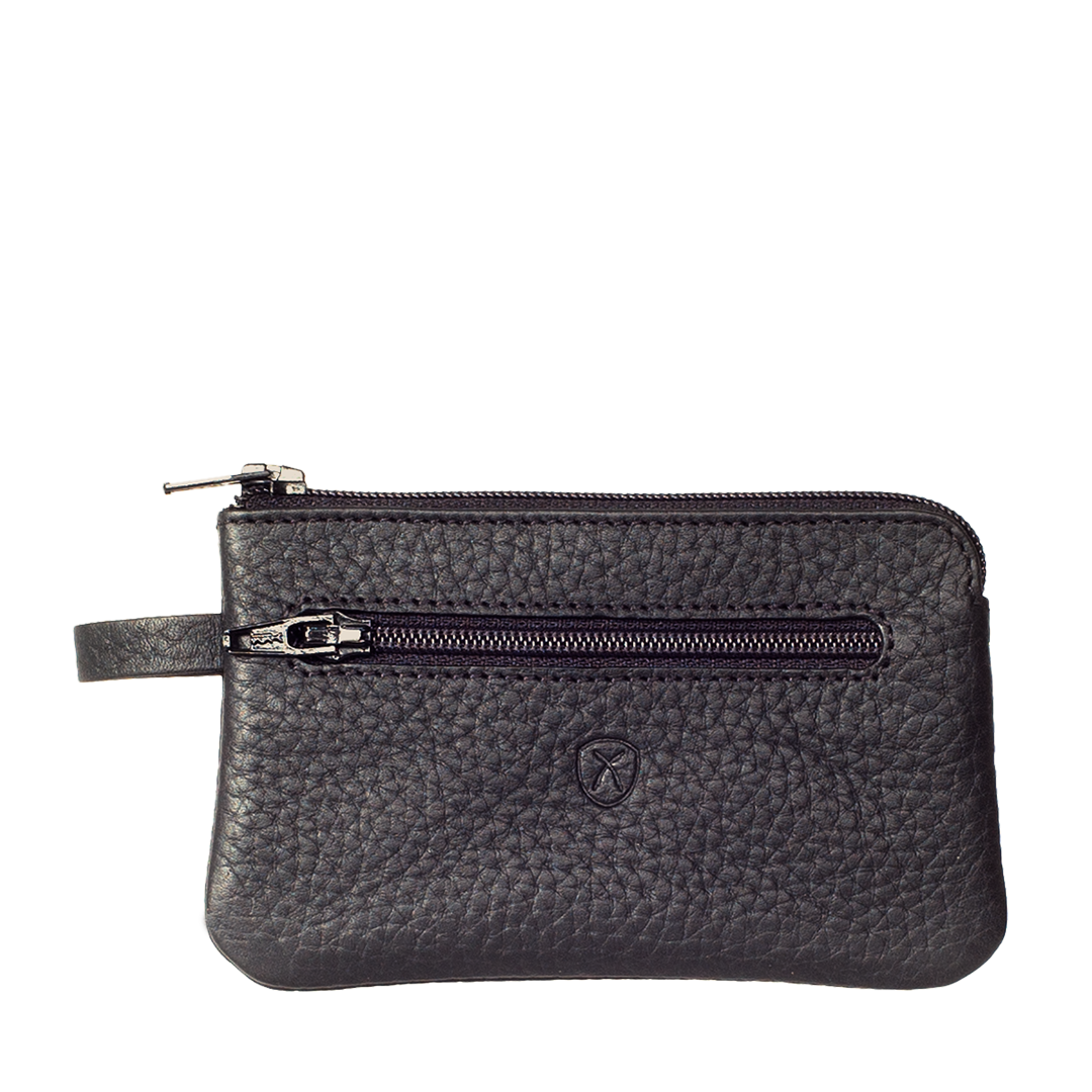 Schlüsseletui schlank Leder schwarz - Corf Offermann