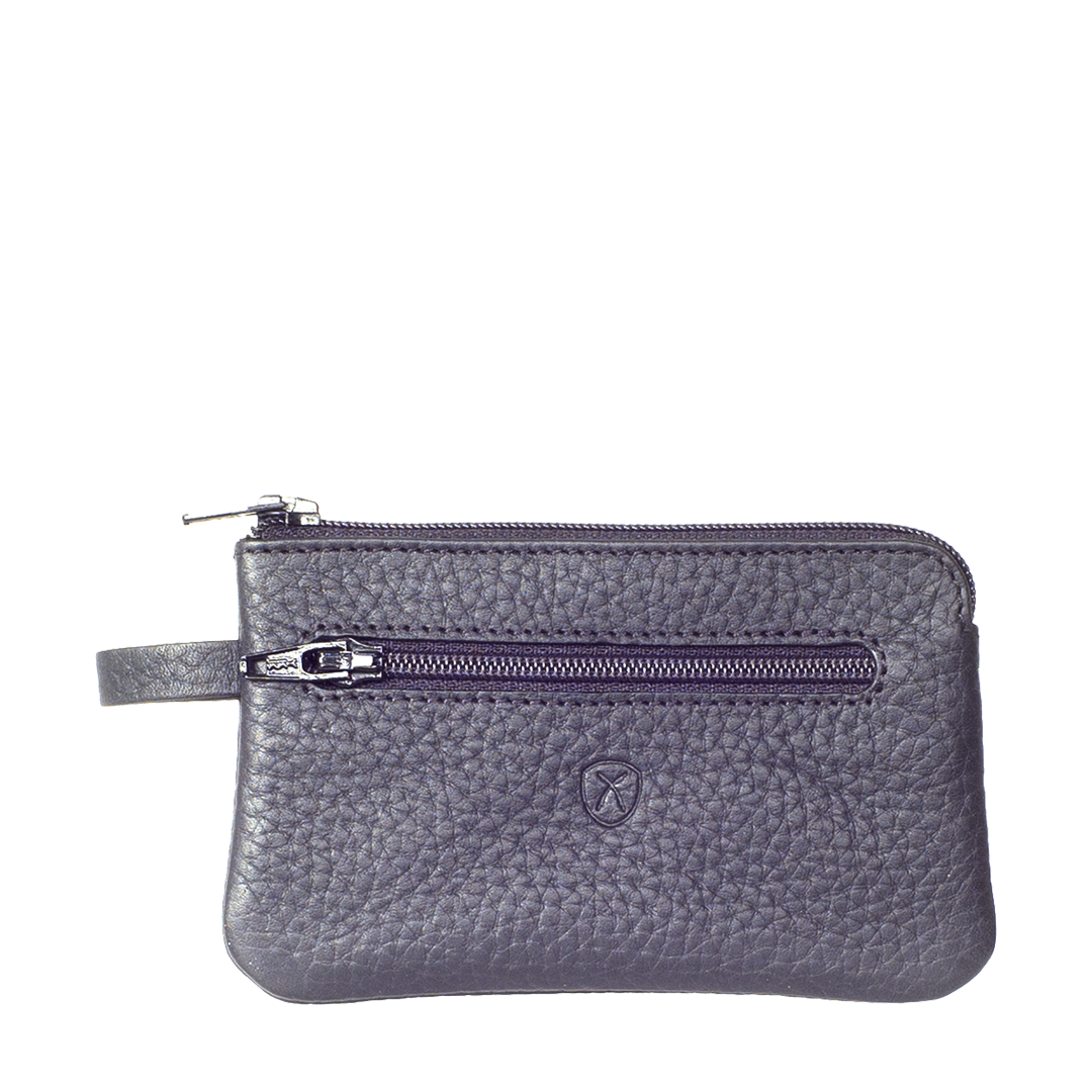 Schlüsseletui schlank Leder blau - Corf Offermann