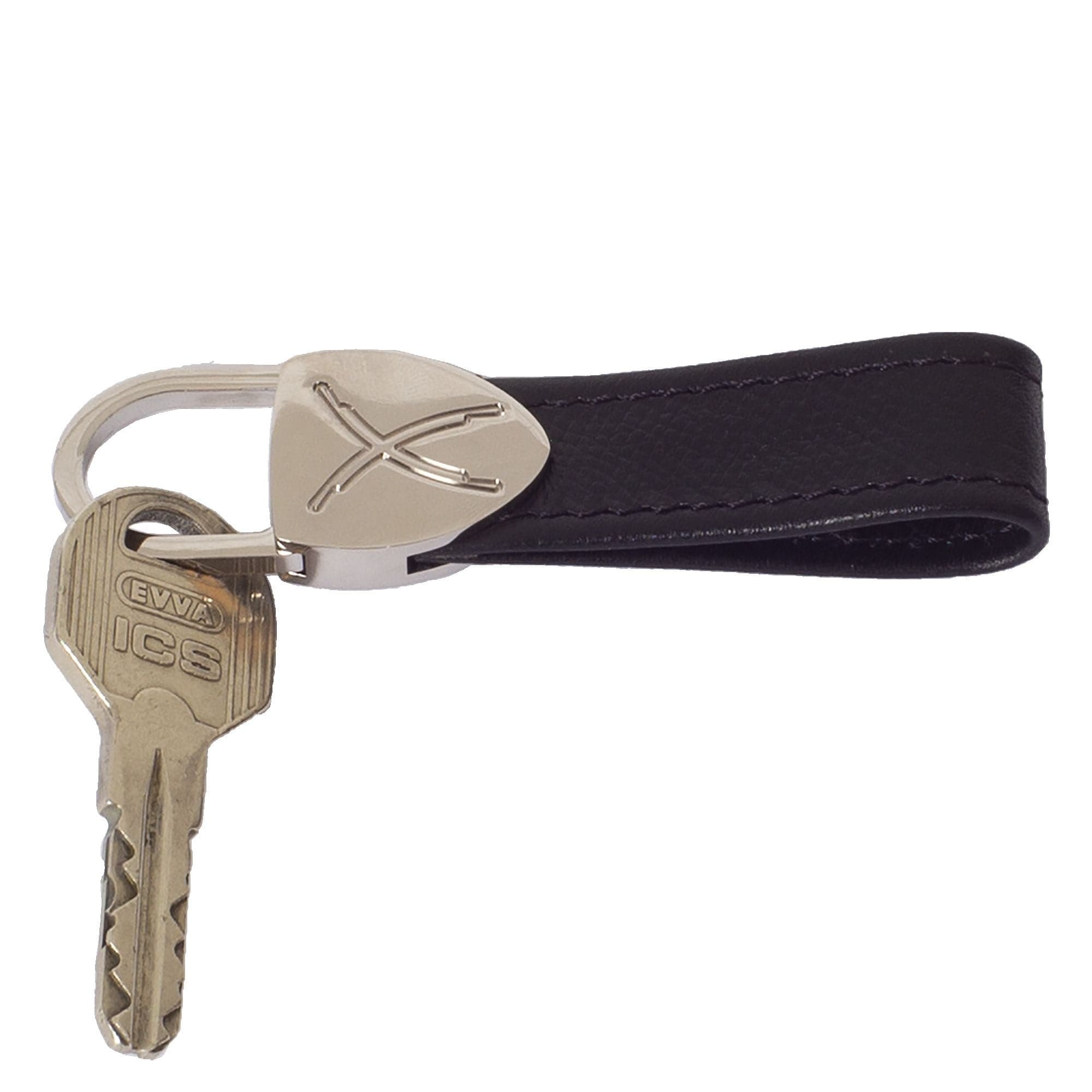 Schlüsselanhänger Leder schwarz - Corf Offermann