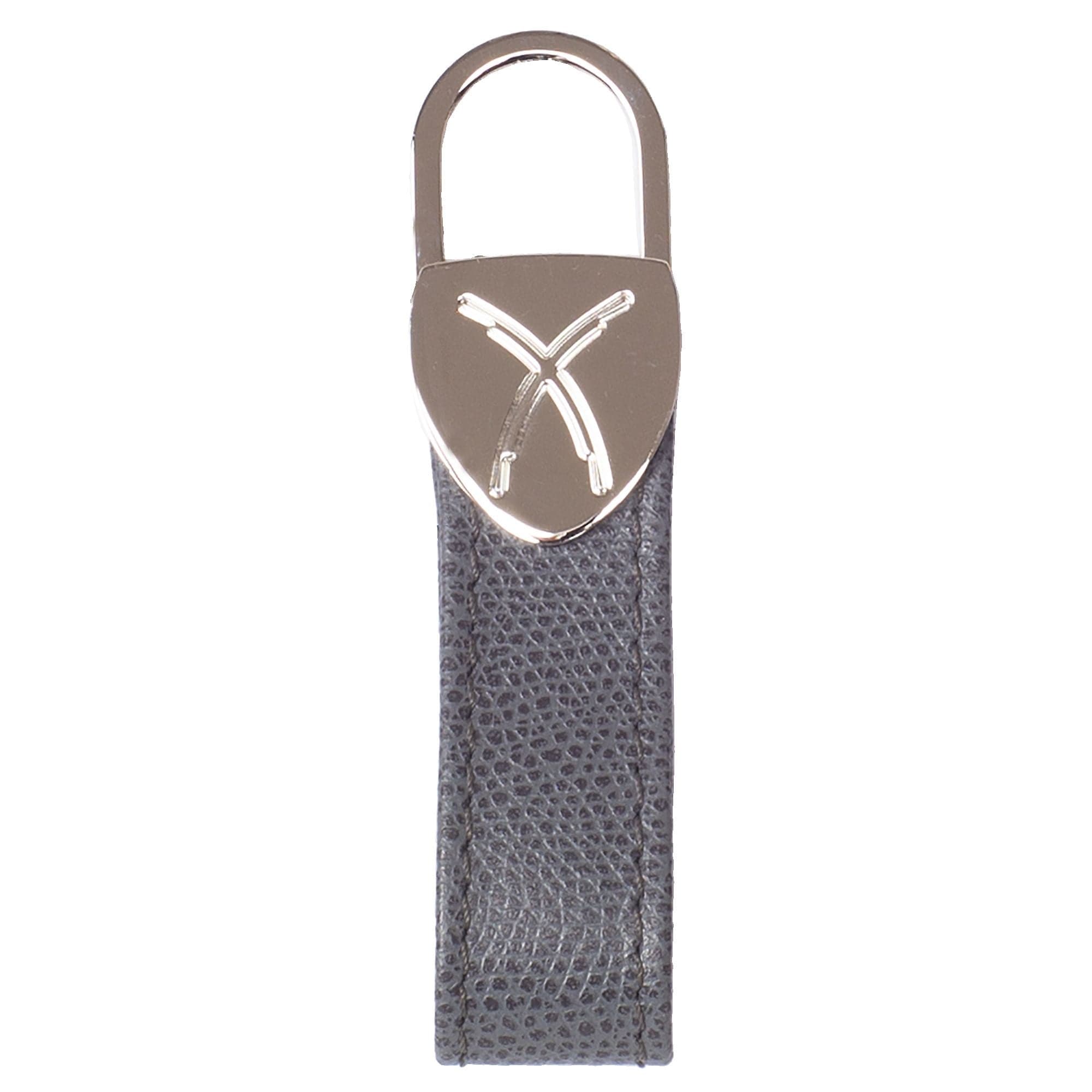 Schlüsselanhänger Leder grau - Corf Offermann